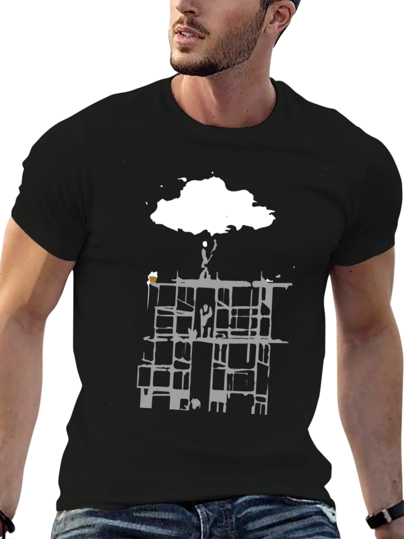 Abstract Cityscape T-Shirt