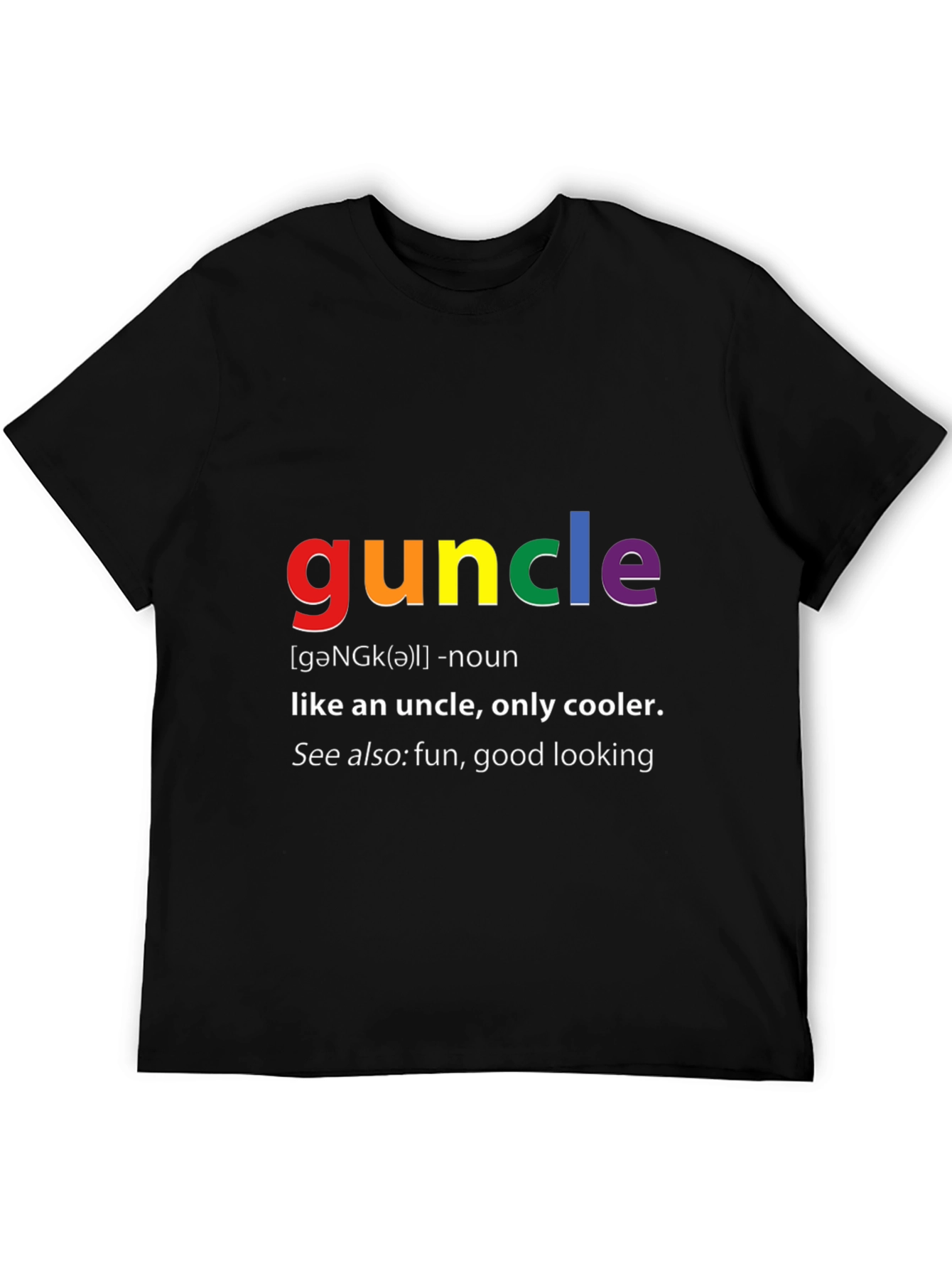 Guncle Definition T-Shirt - Fun Uncle Tee