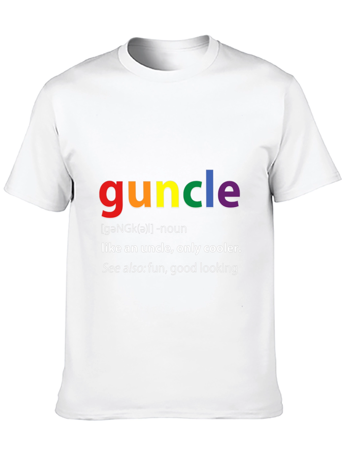 Guncle Definition T-Shirt - Fun Uncle Tee