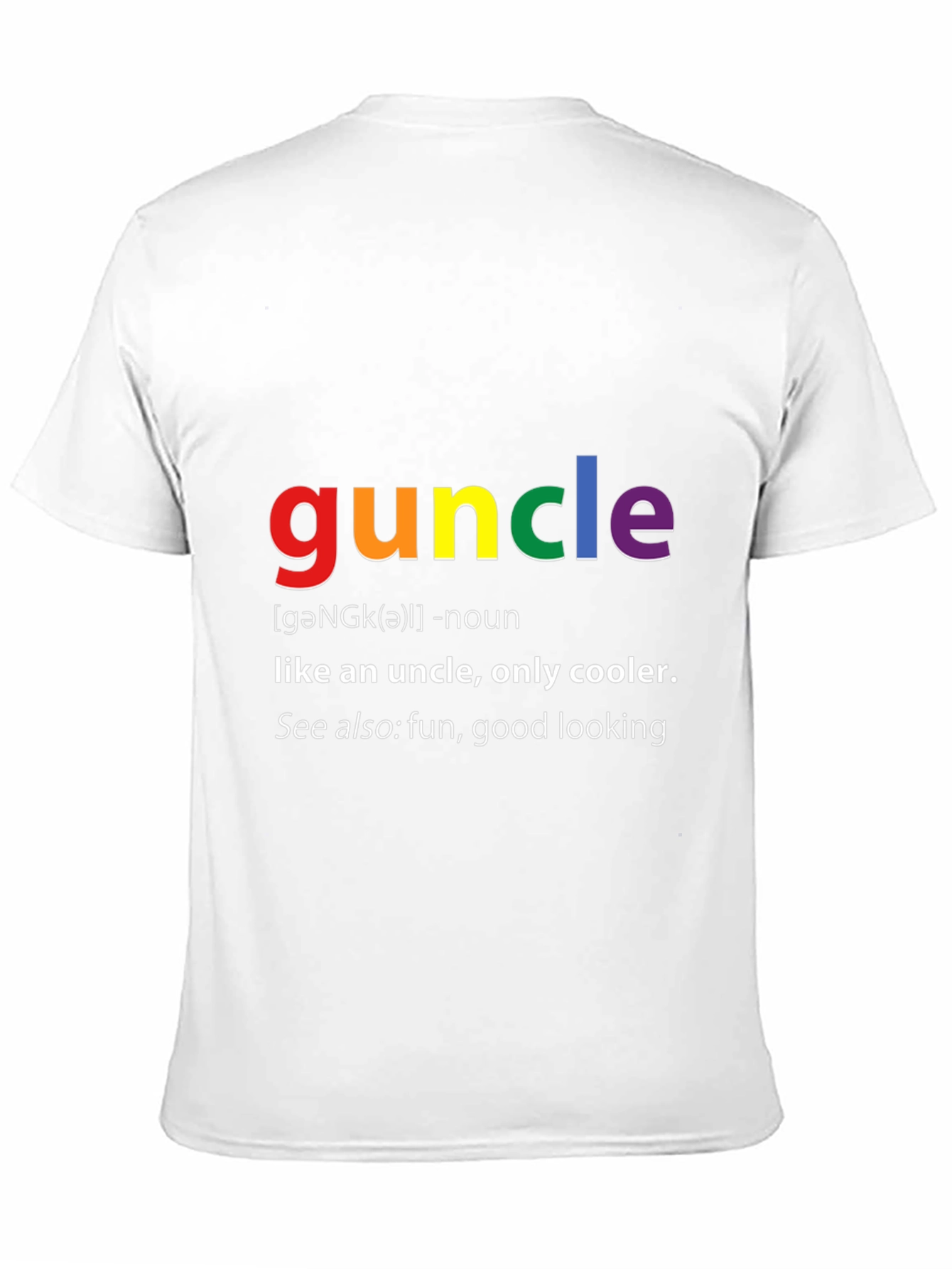 Guncle Definition T-Shirt - Fun Uncle Tee