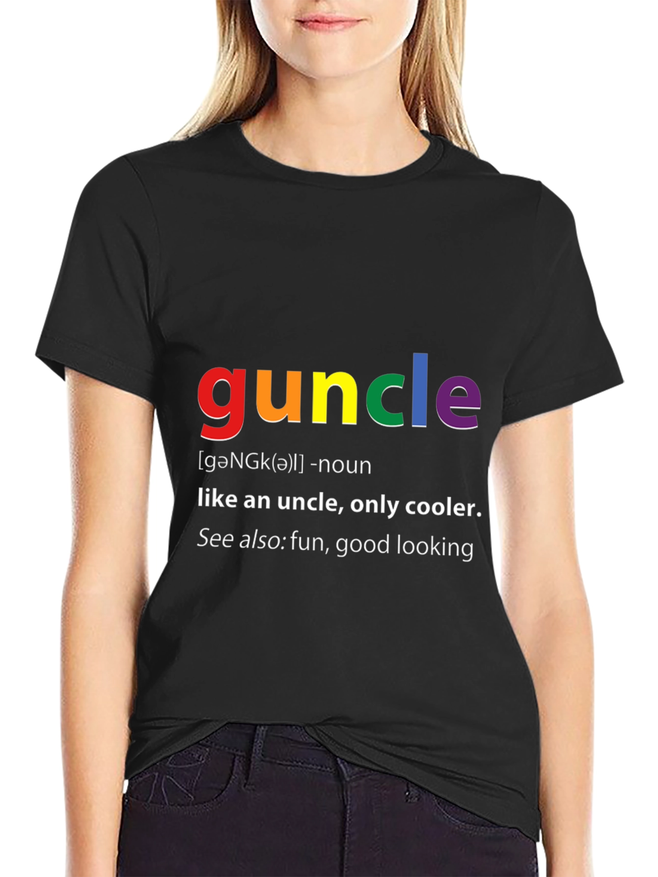 Guncle Definition T-Shirt - Fun Uncle Tee