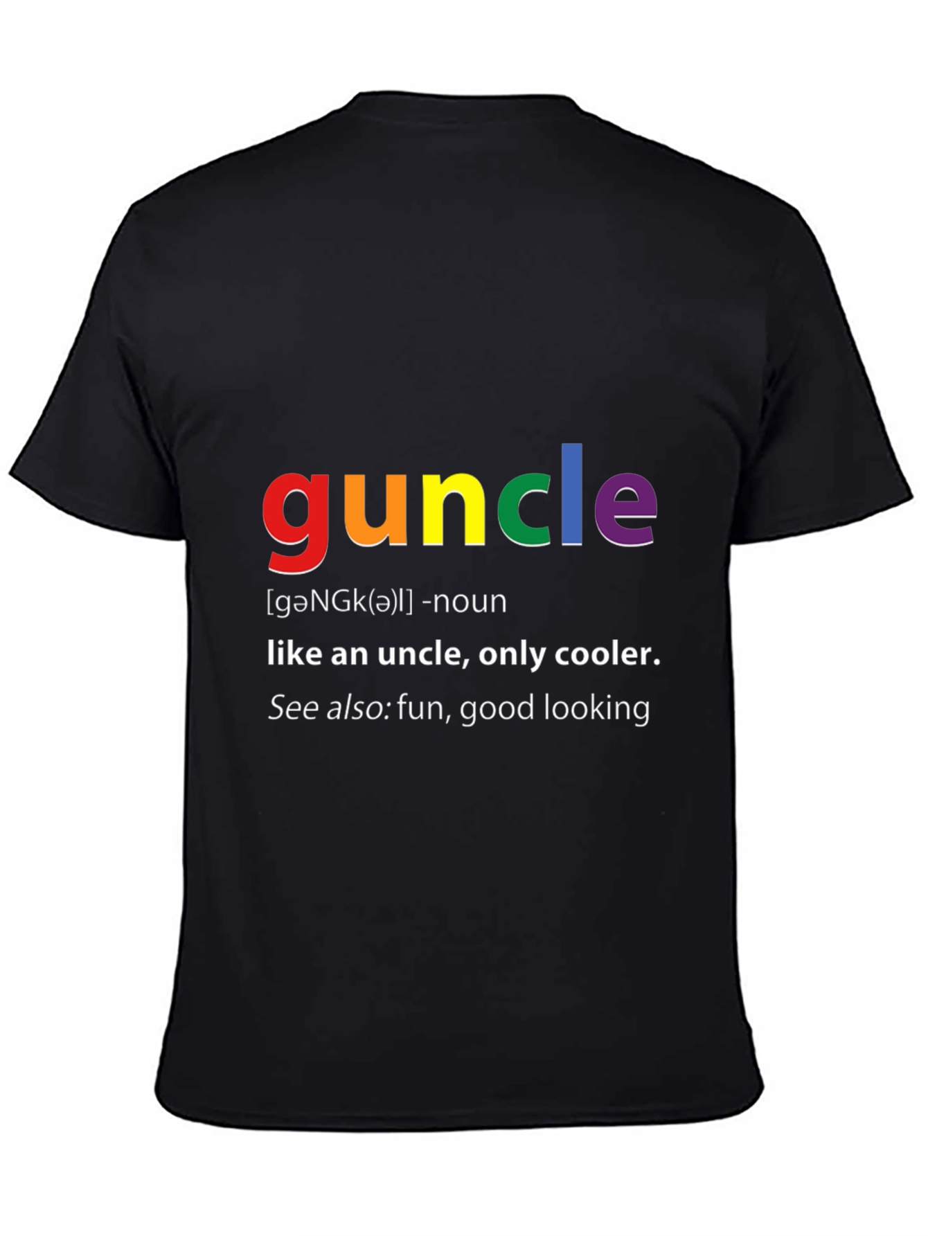 Guncle Definition T-Shirt - Fun Uncle Tee