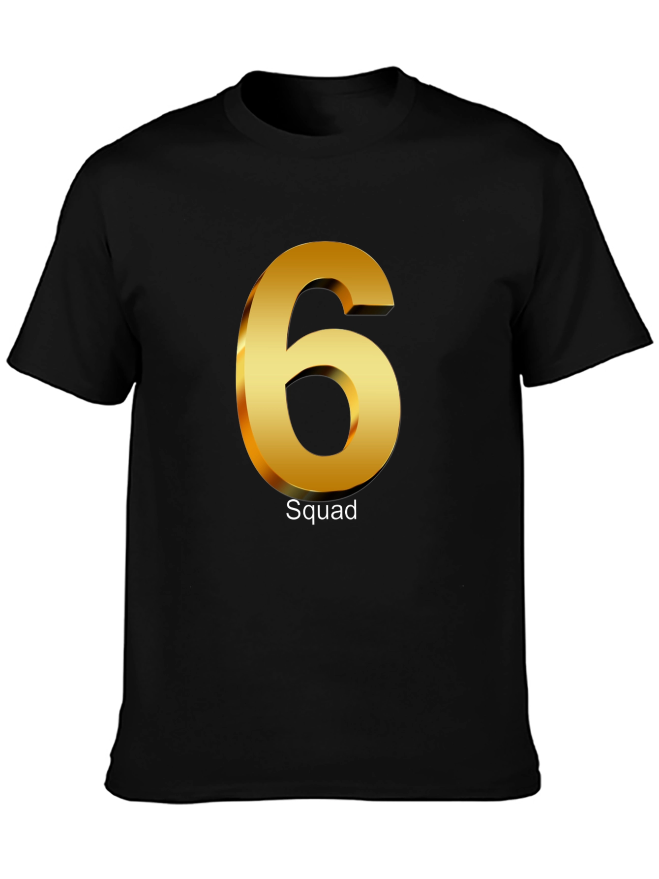 Squad 6 Black T-Shirt