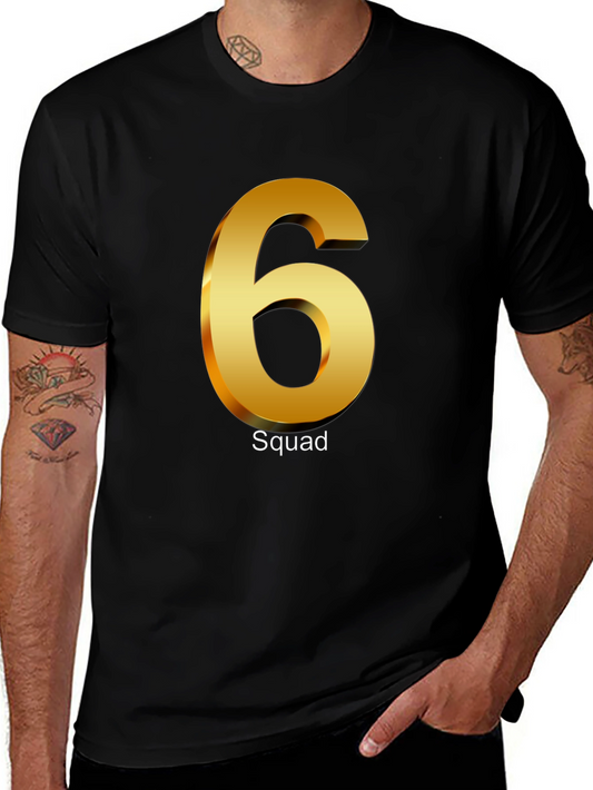 Squad 6 Black T-Shirt
