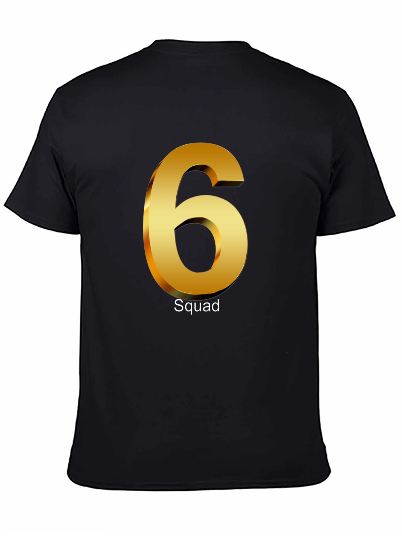 Squad 6 Black T-Shirt