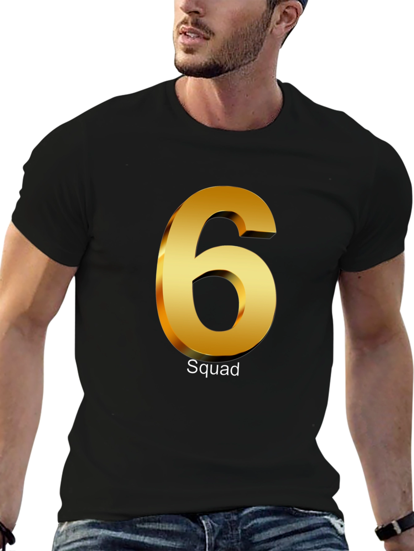 Squad 6 Black T-Shirt