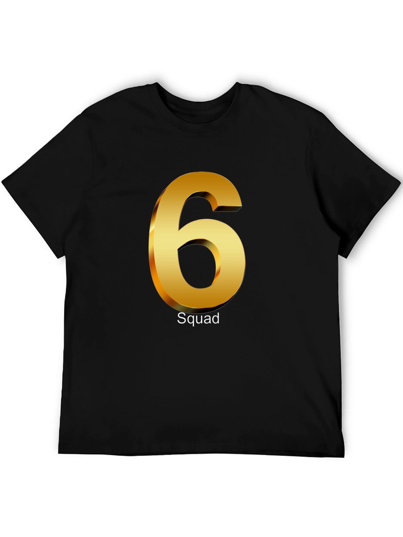 Squad 6 Black T-Shirt