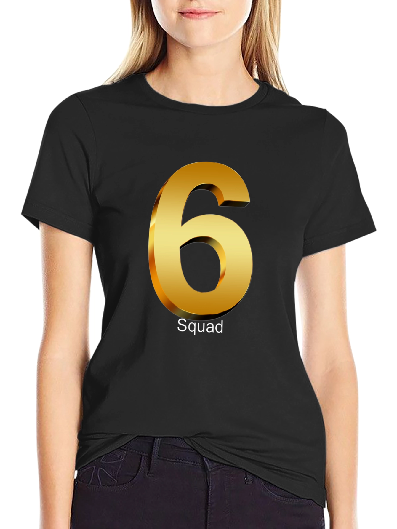 Squad 6 Black T-Shirt