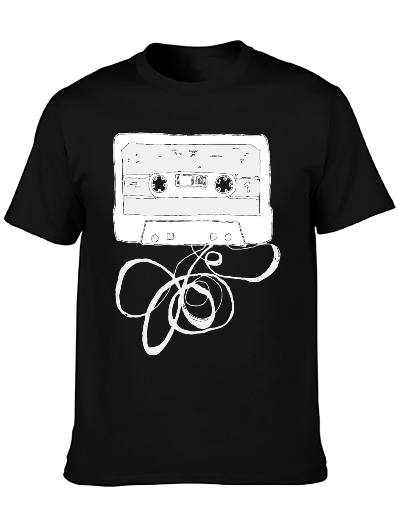 Retro Cassette Tape Graphic T-Shirt