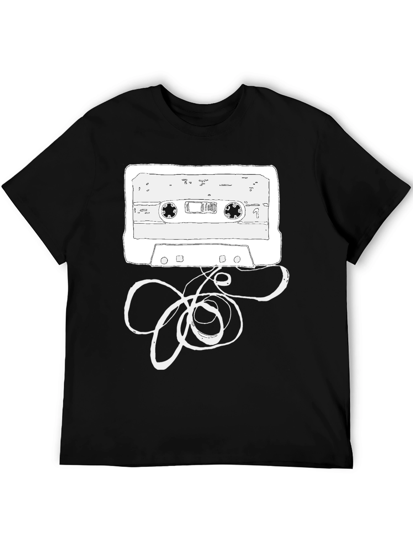 Retro Cassette Tape Graphic T-Shirt
