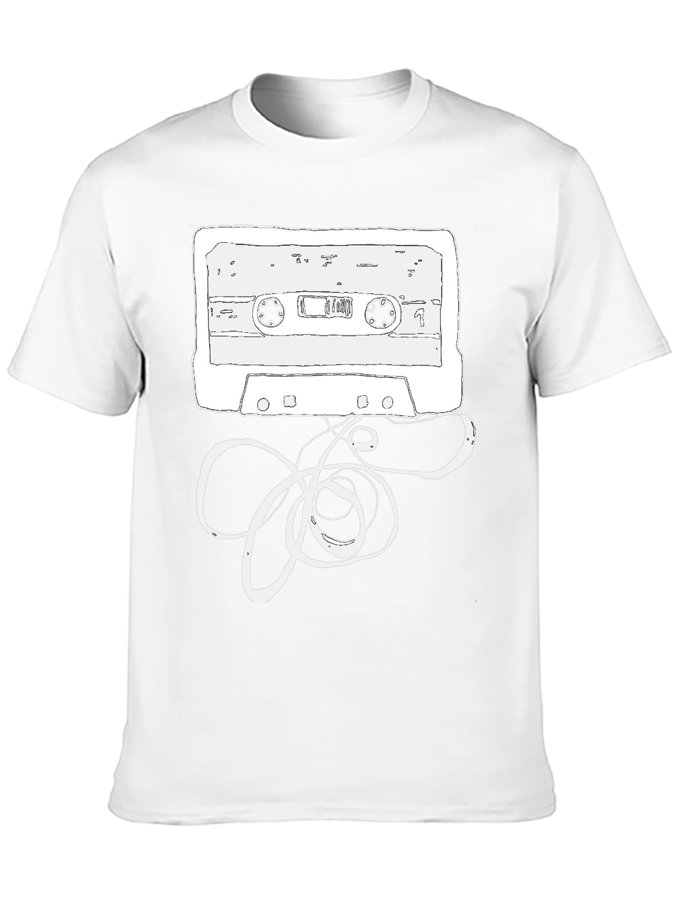 Retro Cassette Tape Graphic T-Shirt