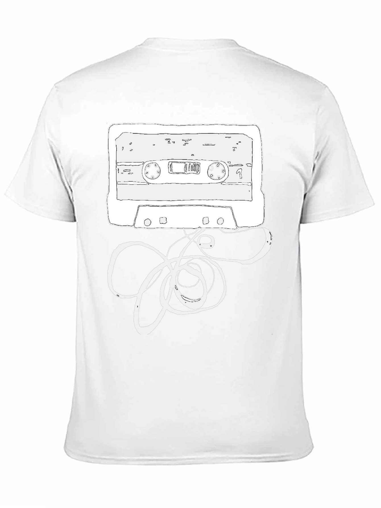 Retro Cassette Tape Graphic T-Shirt
