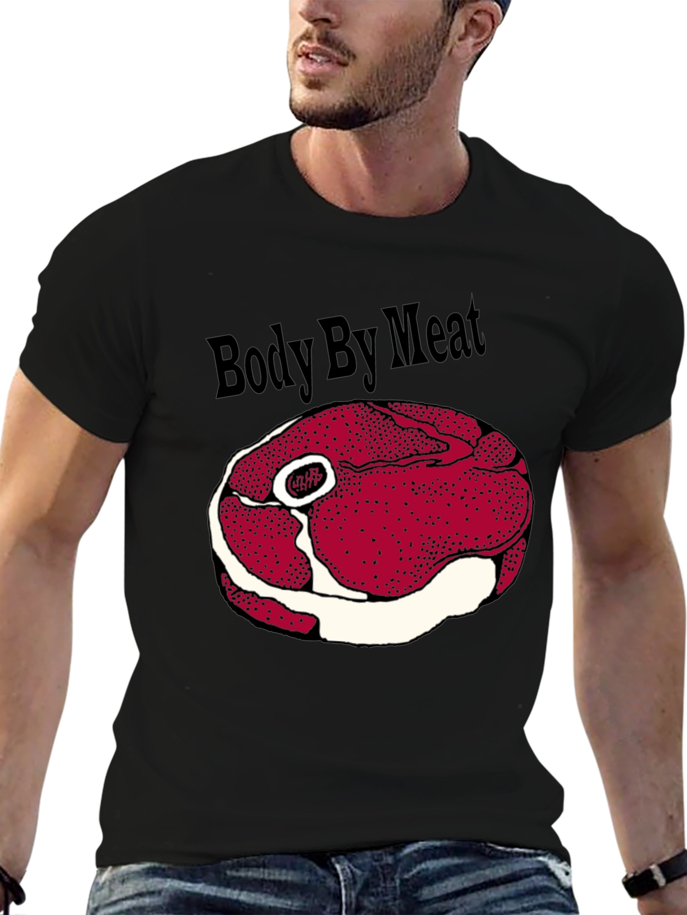 Body by Meat Graphic T-Shirt
