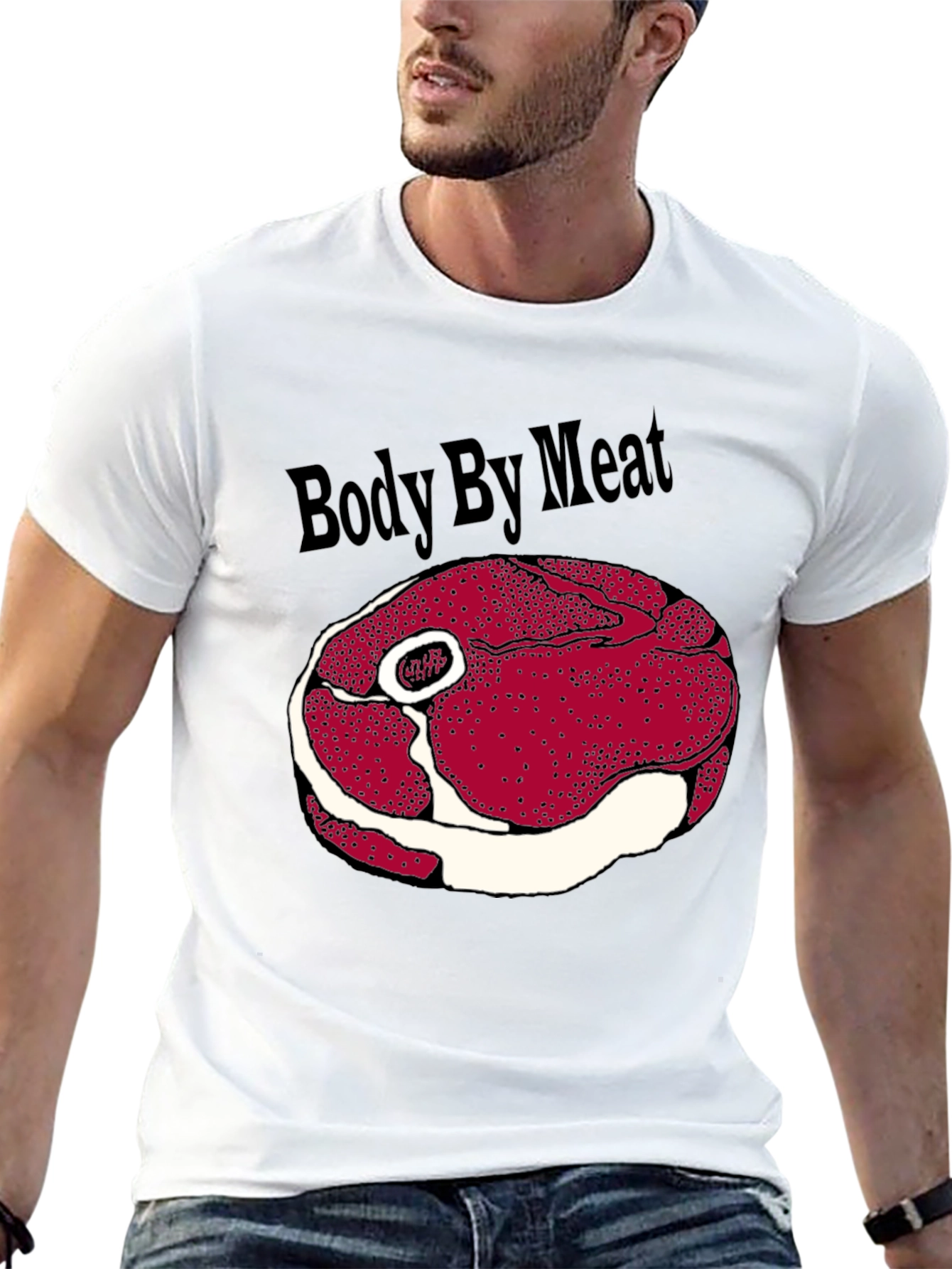 Body by Meat Graphic T-Shirt