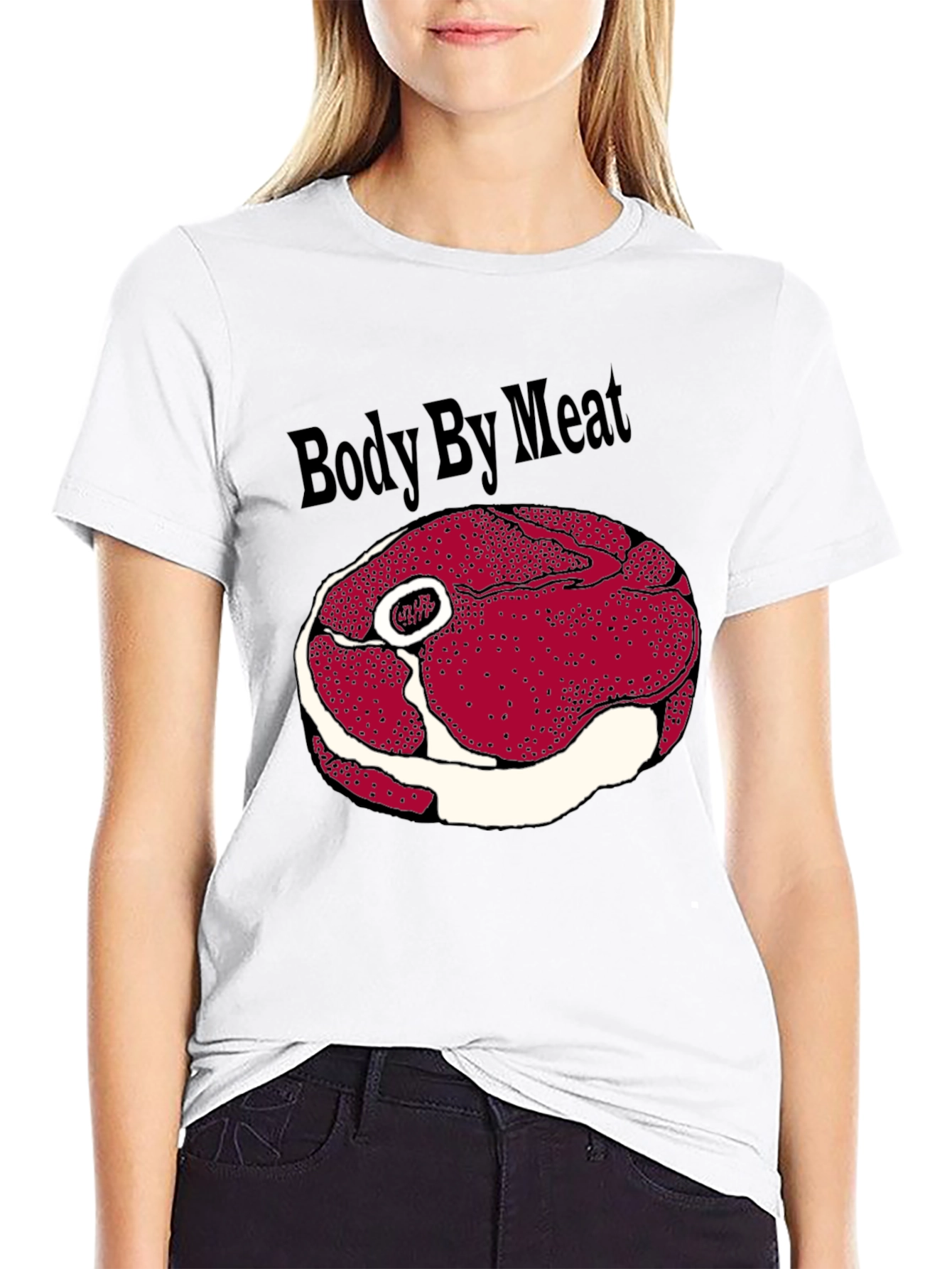 Body by Meat Graphic T-Shirt