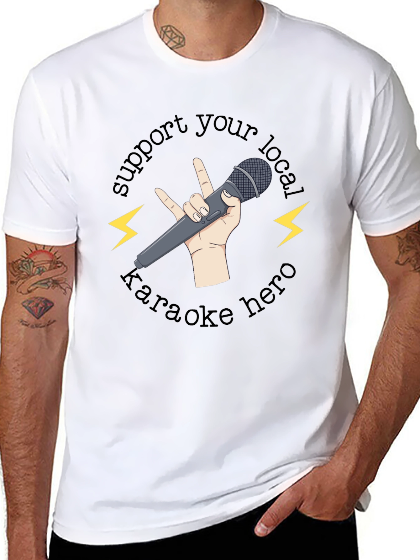 Support Your Local Karaoke Hero T-Shirt
