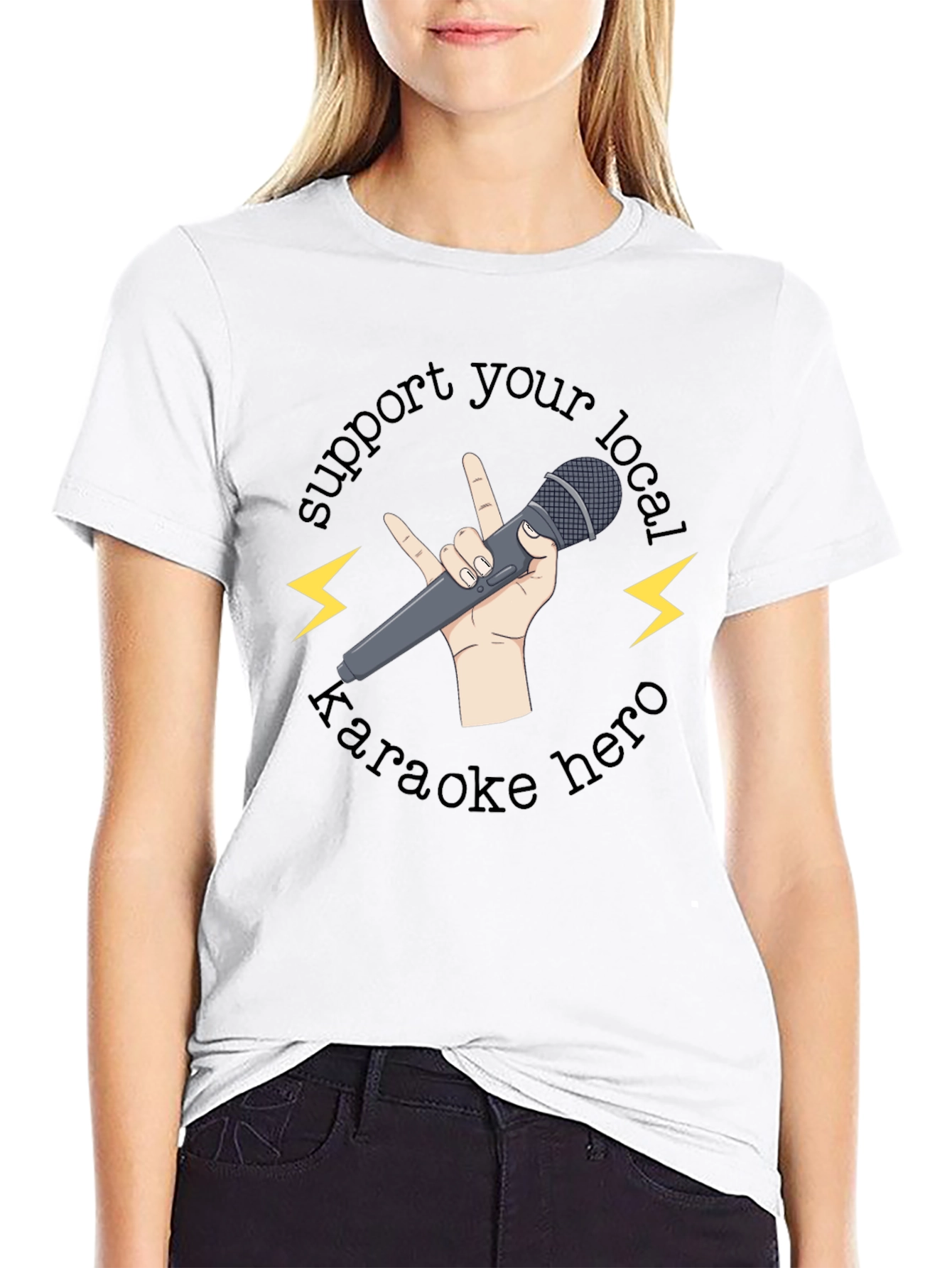 Support Your Local Karaoke Hero T-Shirt