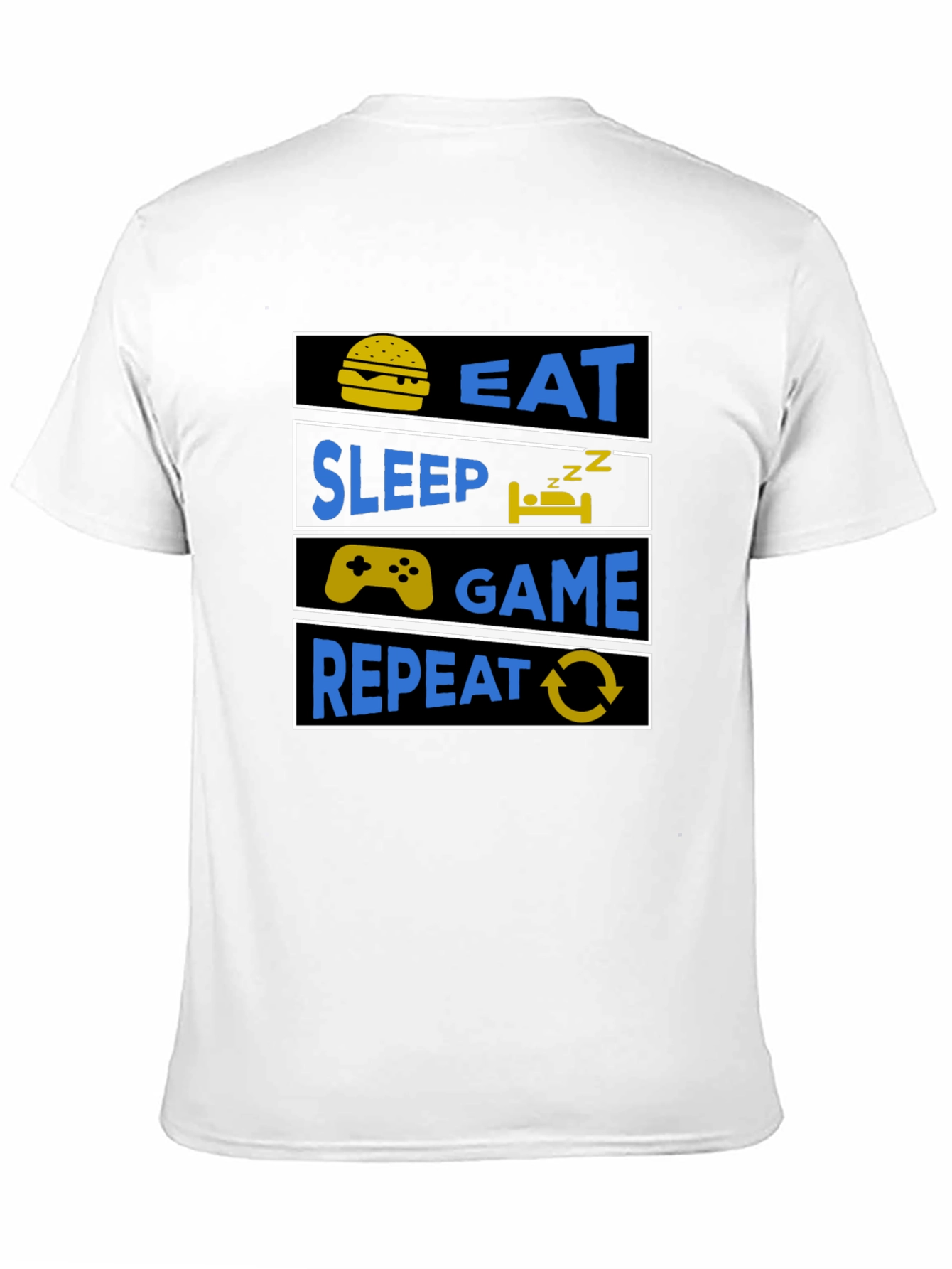 Eat Sleep Game Repeat Gamer T-Shirt