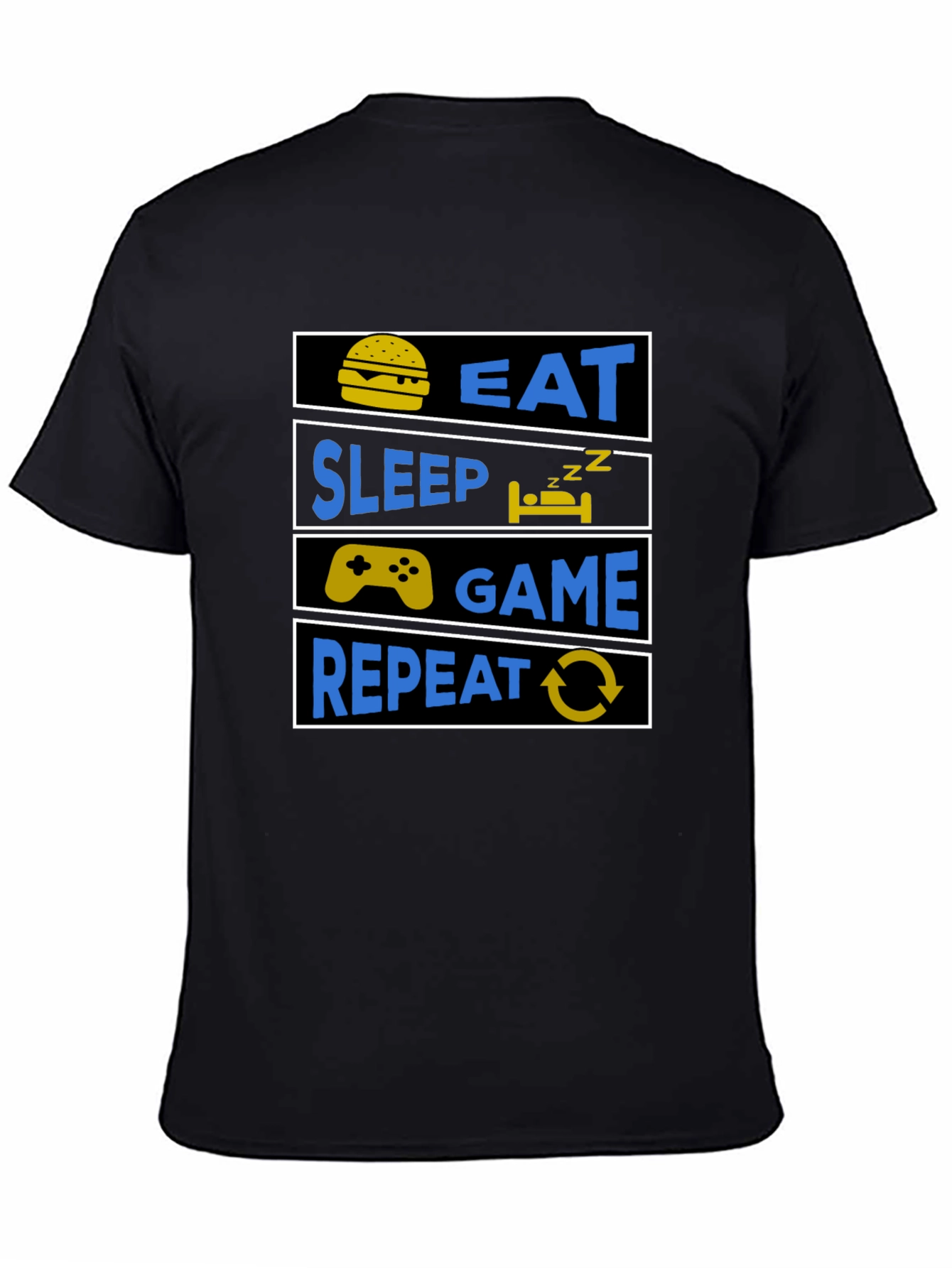 Eat Sleep Game Repeat Gamer T-Shirt