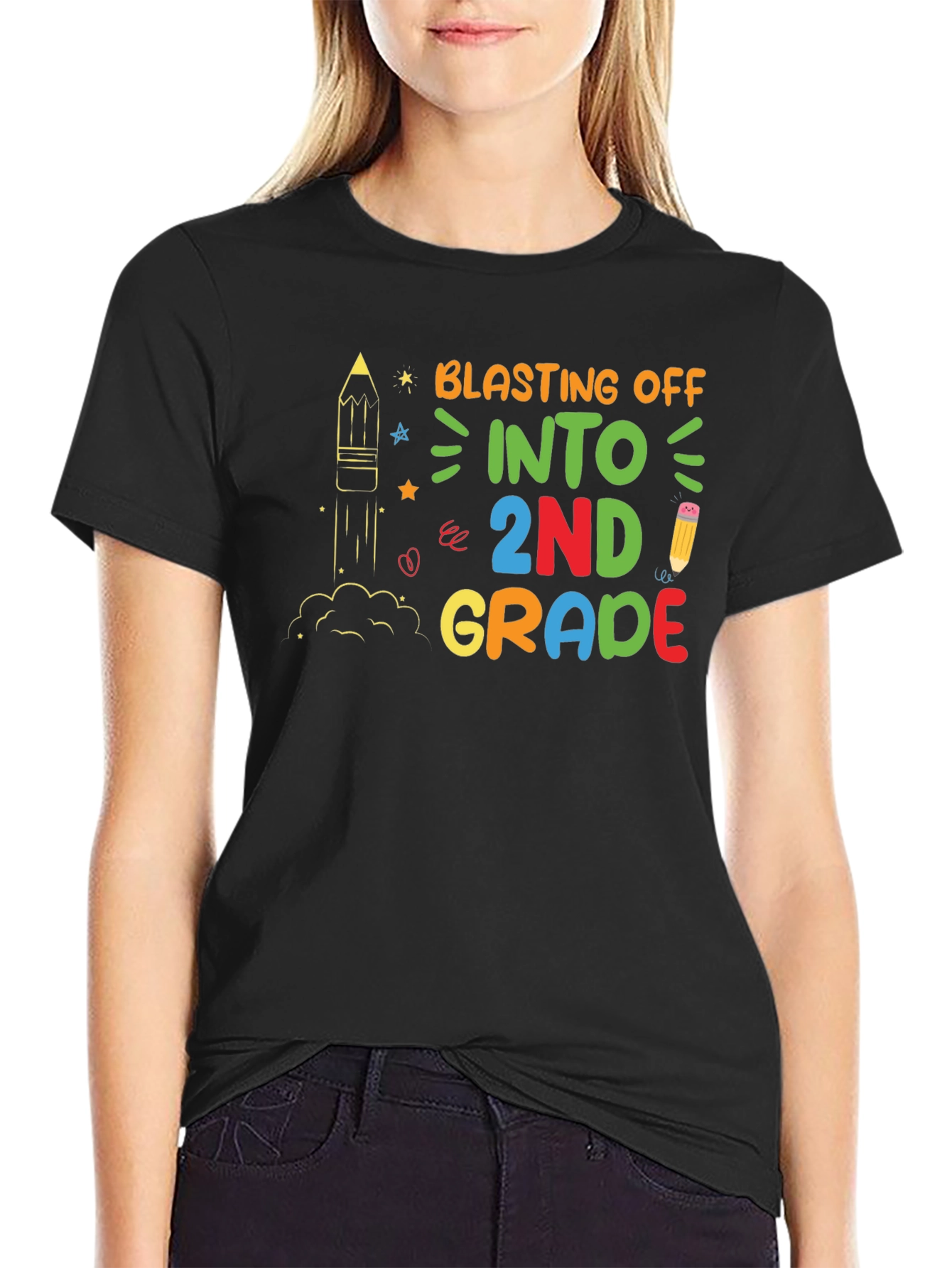 Blasting Off Into 2nd Grade T-Shirt