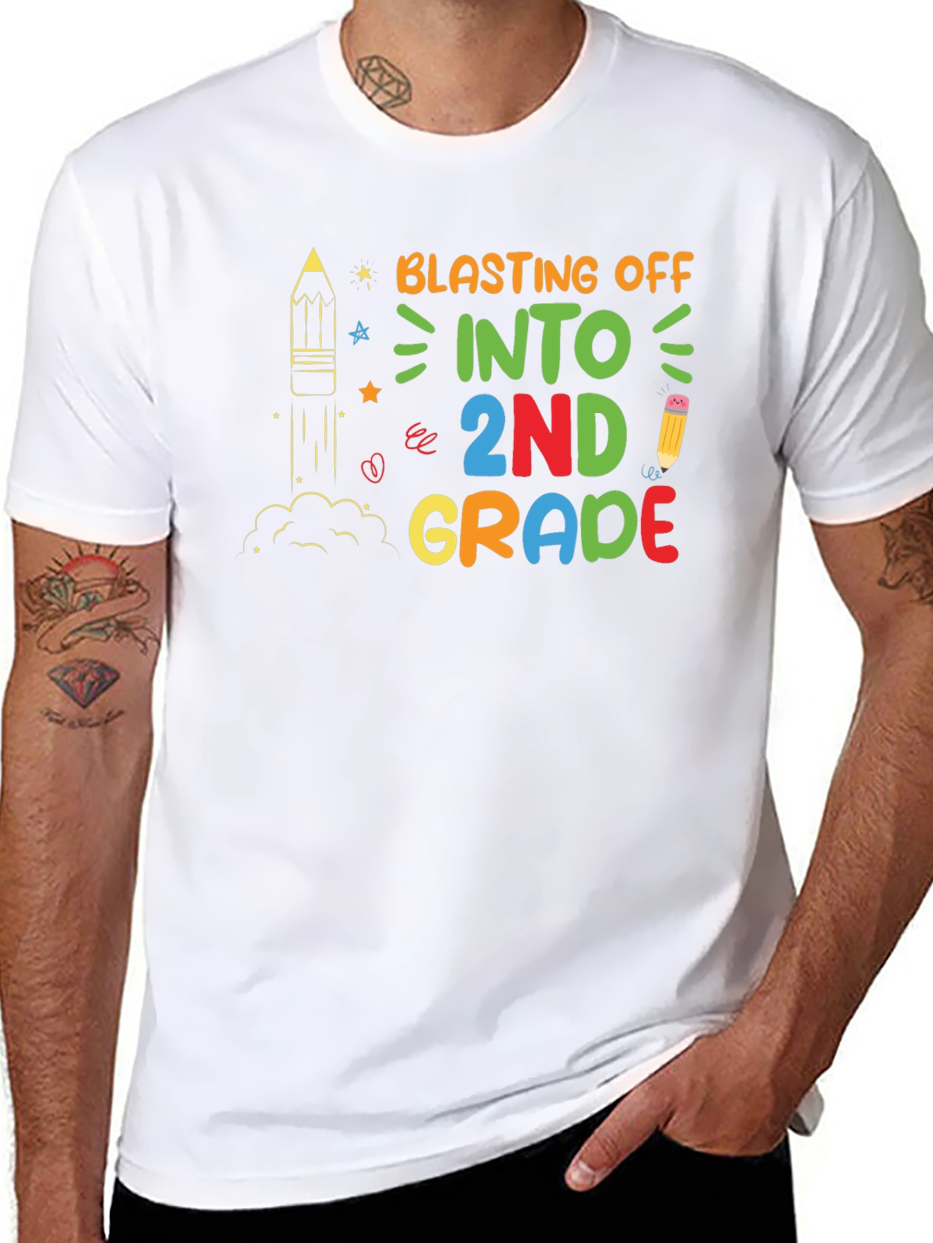 Blasting Off Into 2nd Grade T-Shirt