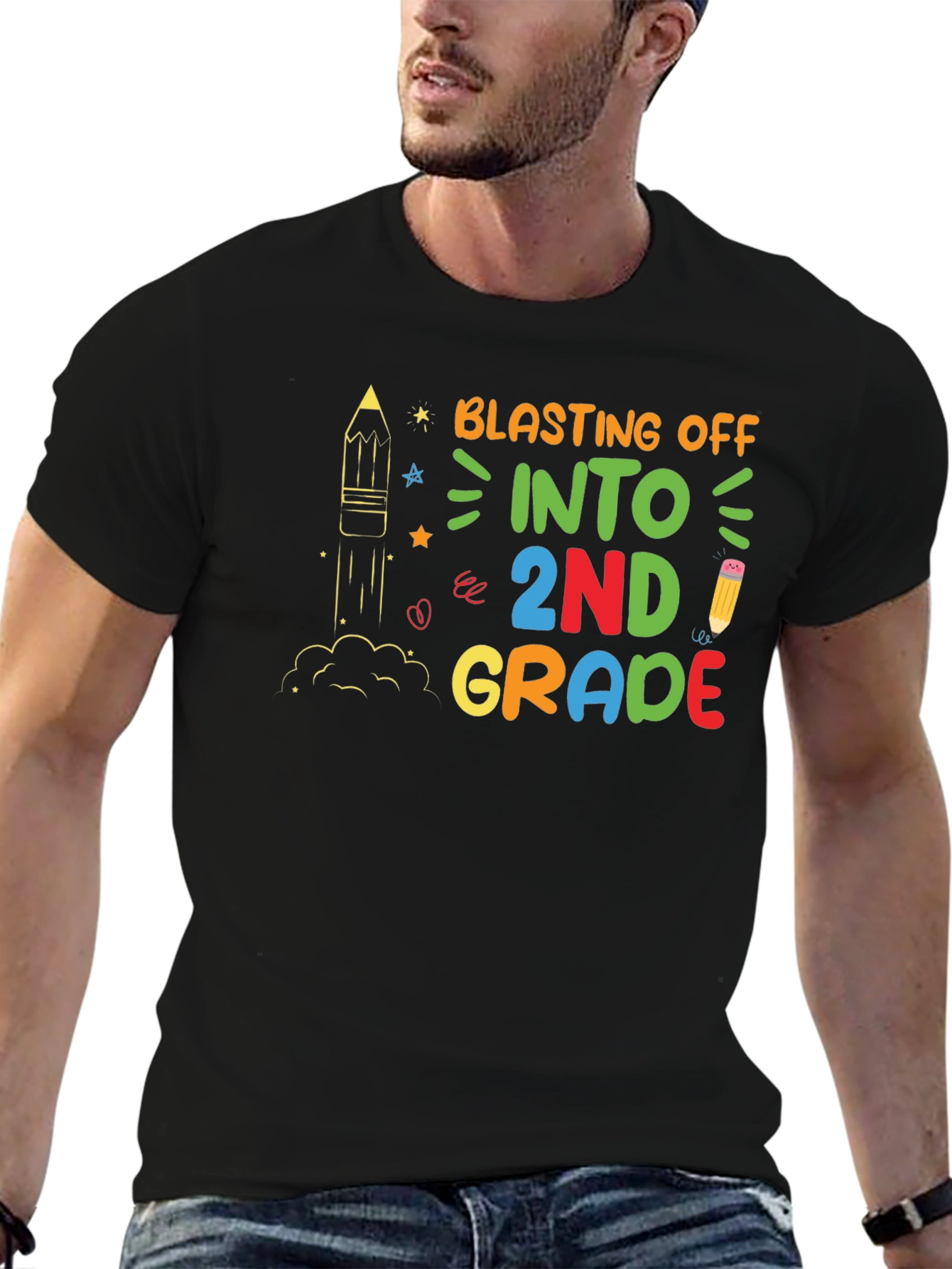 Blasting Off Into 2nd Grade T-Shirt