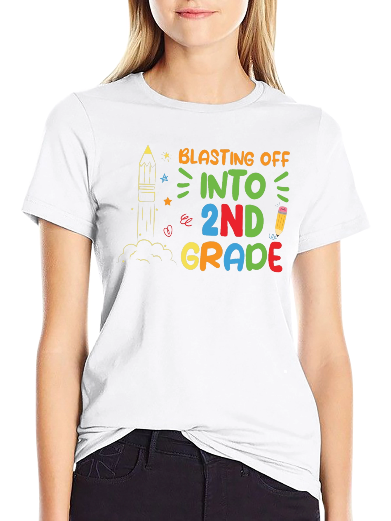 Blasting Off Into 2nd Grade T-Shirt