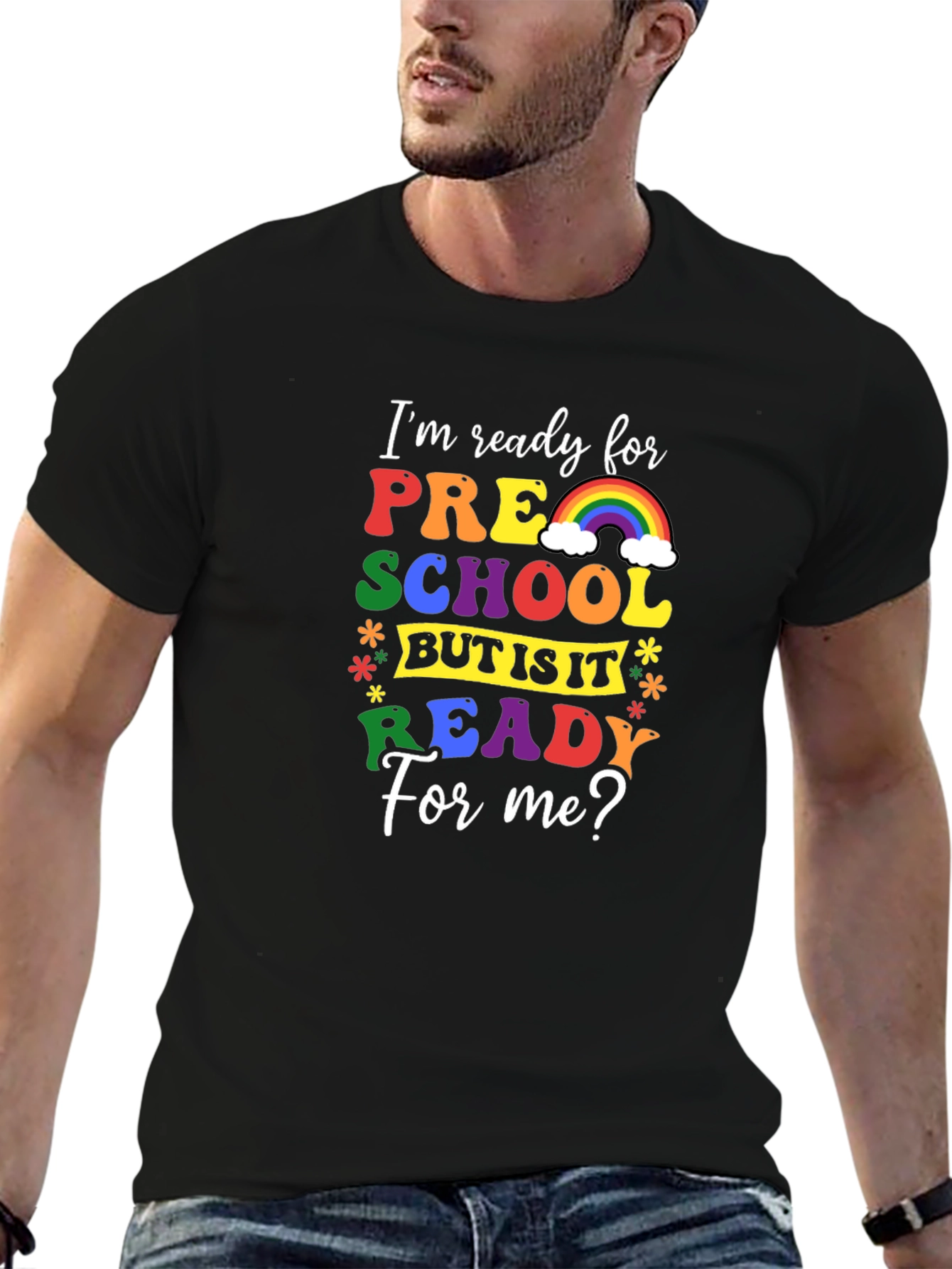 Ready for Preschool Rainbow Tee