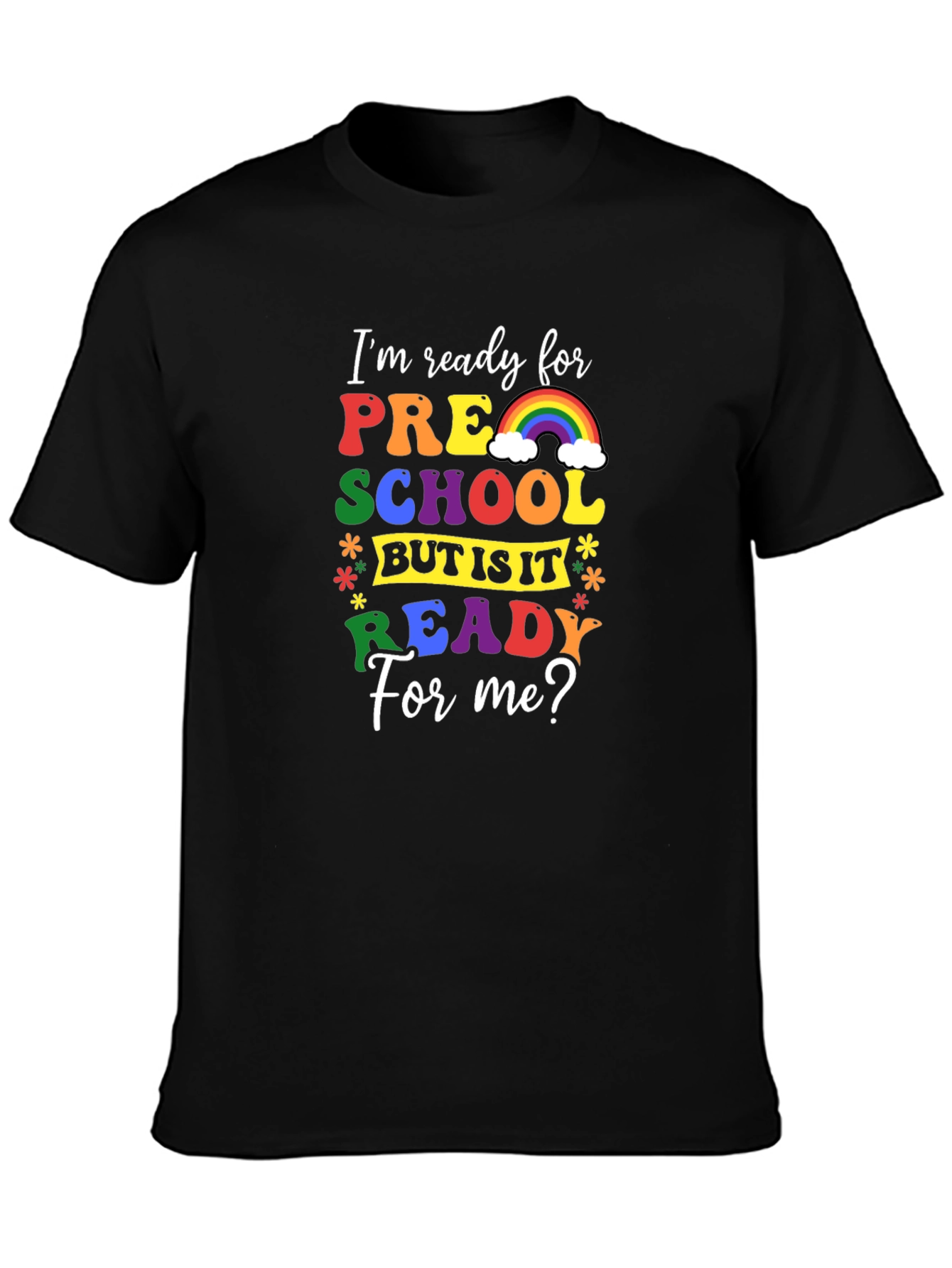 Ready for Preschool Rainbow Tee