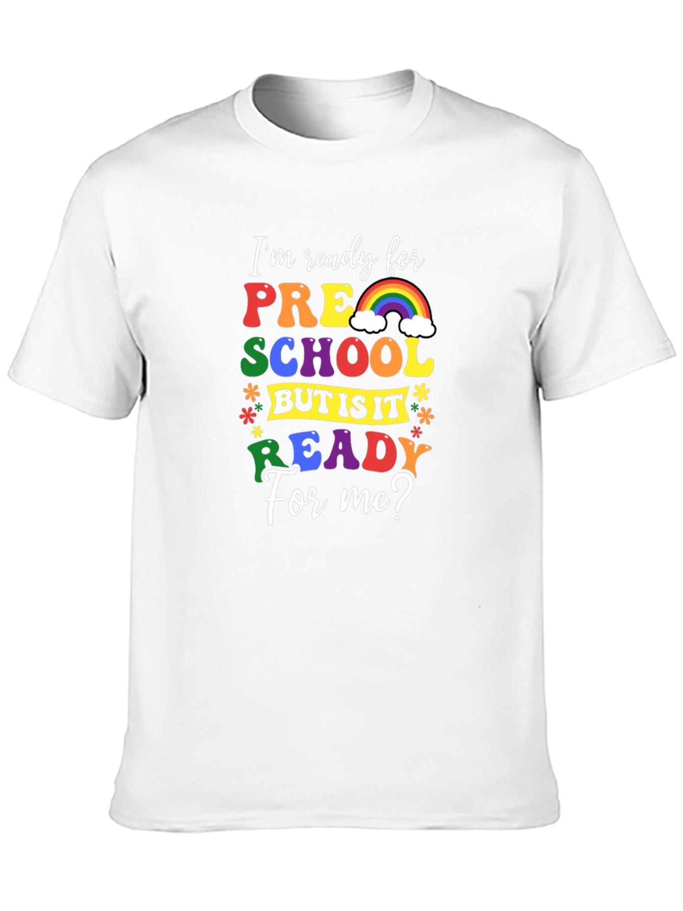 Ready for Preschool Rainbow Tee