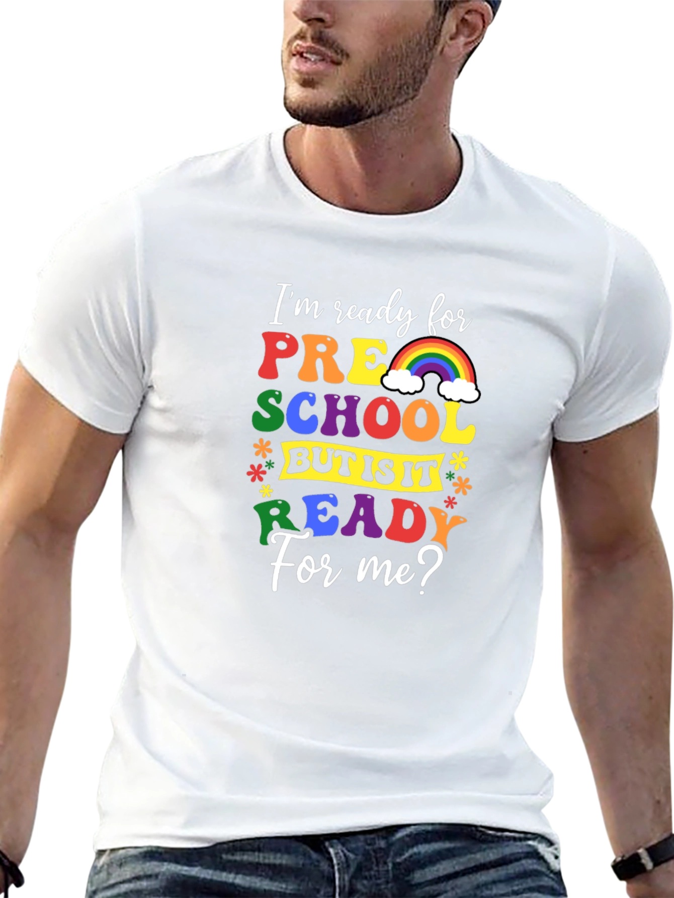 Ready for Preschool Rainbow Tee
