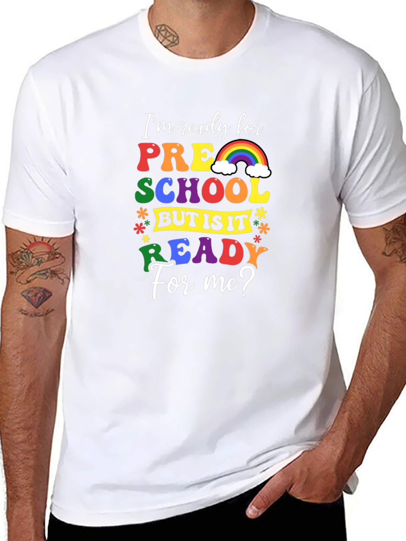 Ready for Preschool Rainbow Tee