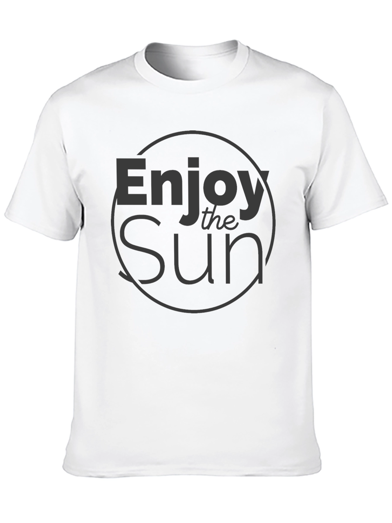 Enjoy the Sun Black Graphic Tee