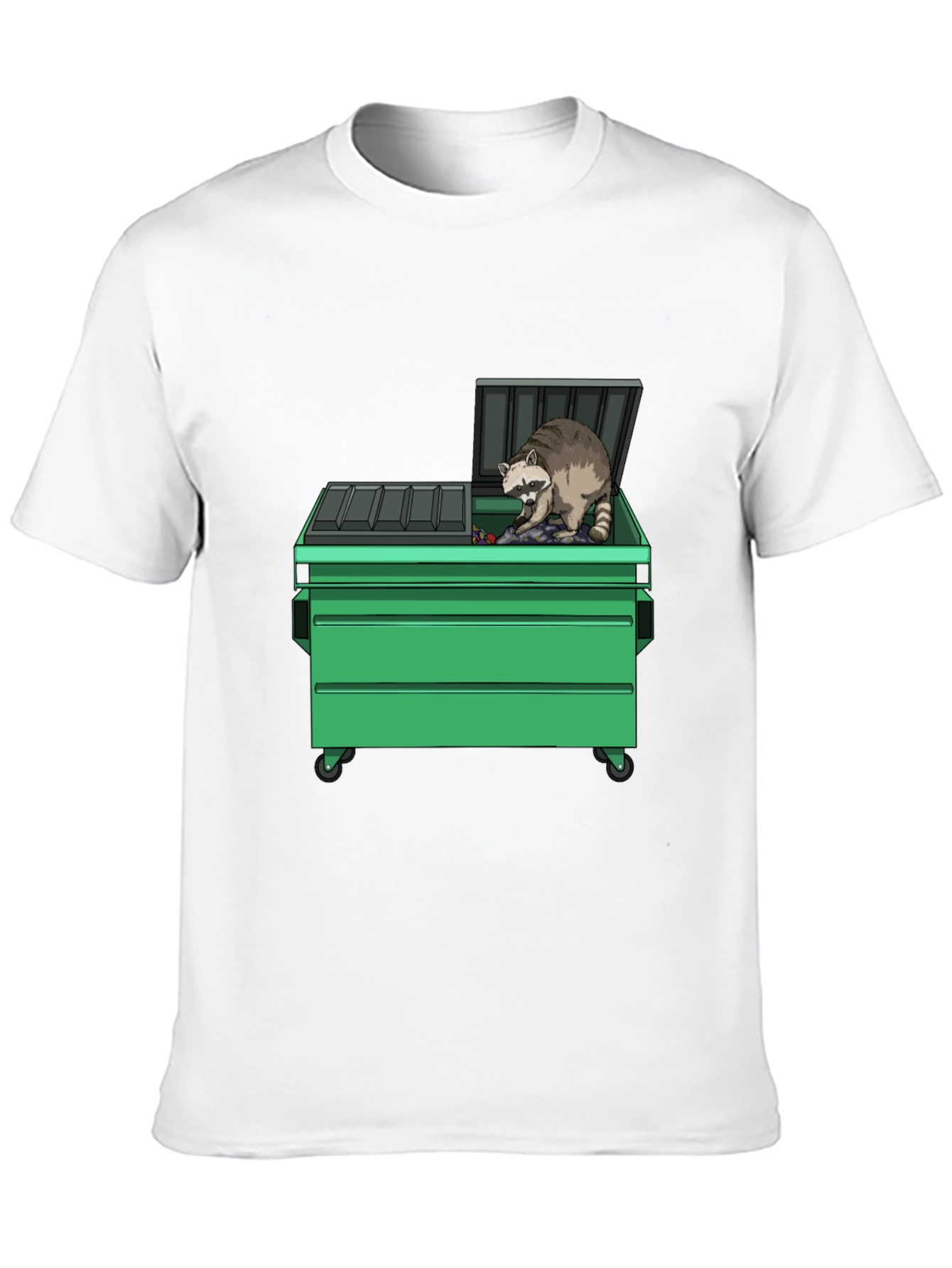 Raccoon Dumpster T-Shirt - Funny Graphic Tee