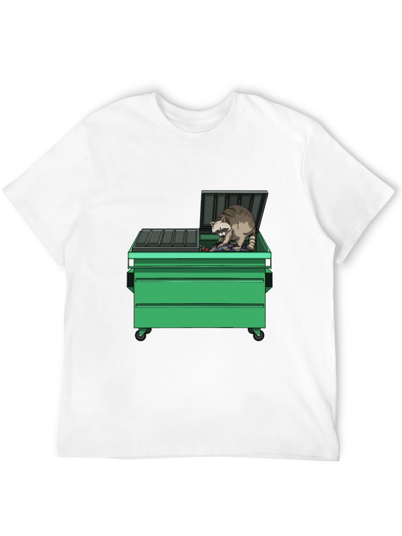 Raccoon Dumpster T-Shirt - Funny Graphic Tee