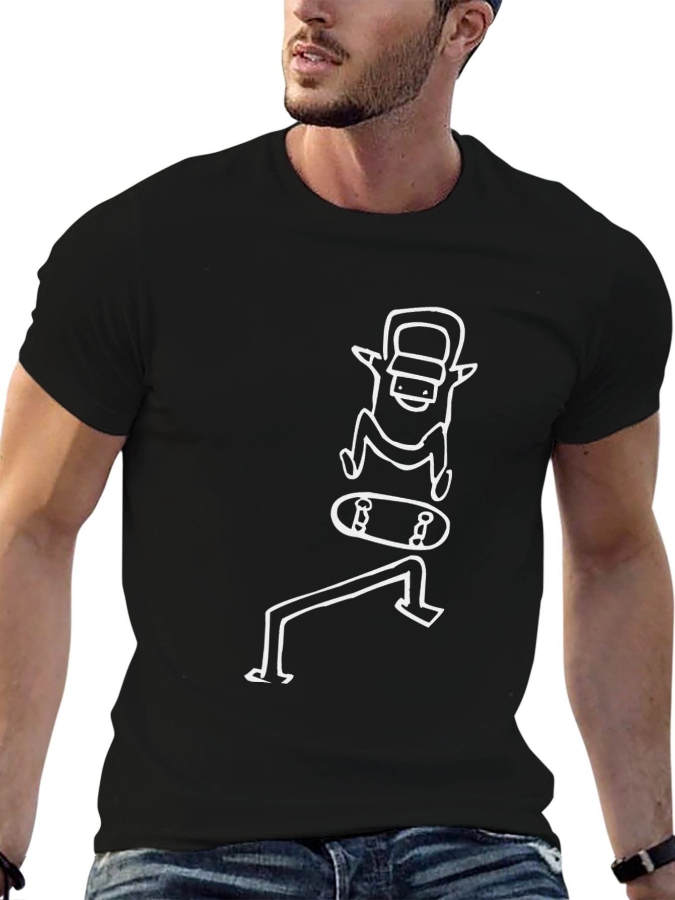 Skateboarding T-Shirt - Cool Skater Design Tee