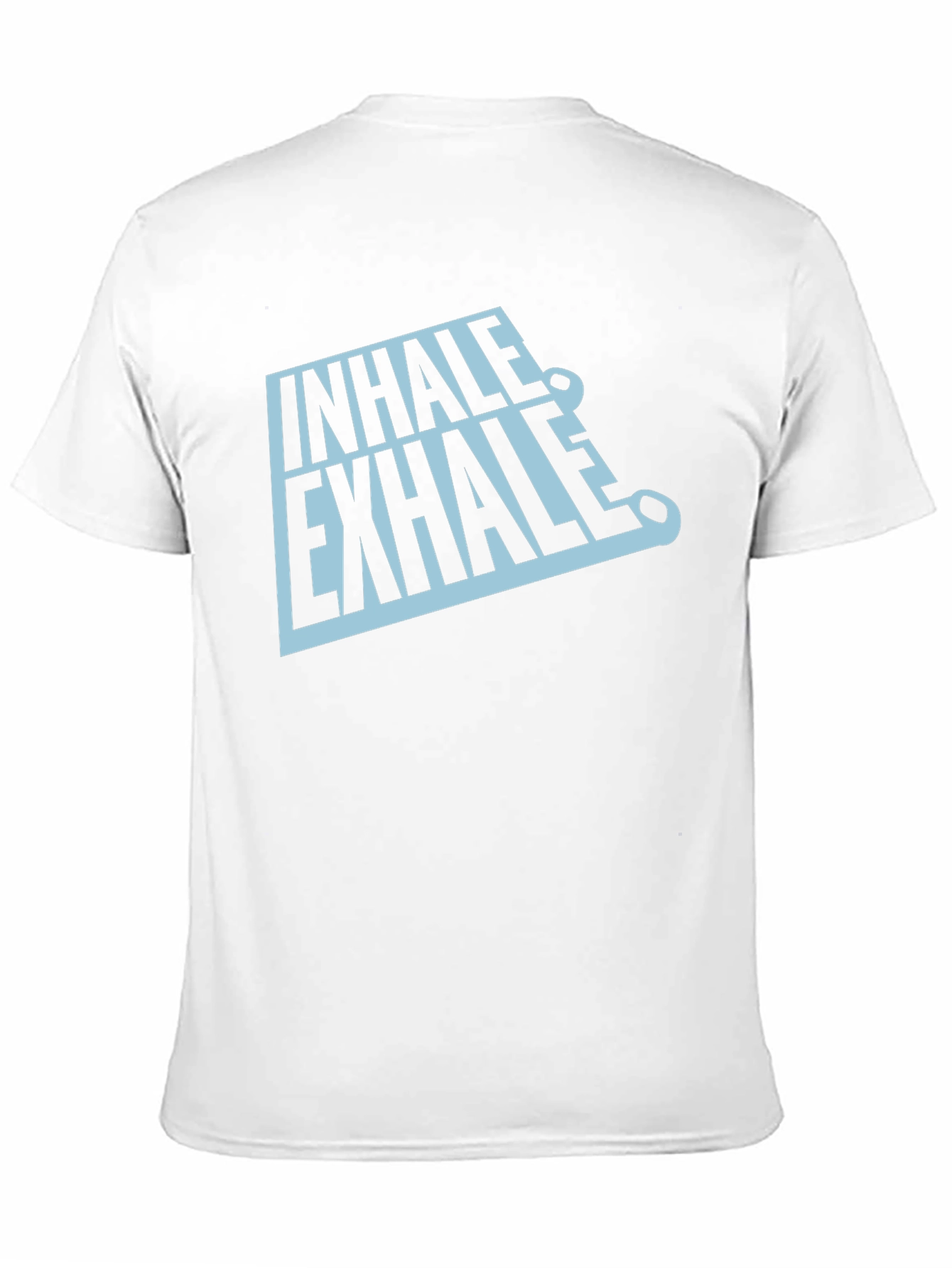 Inhale Exhale Graphic Tee - Black Casual T-Shirt