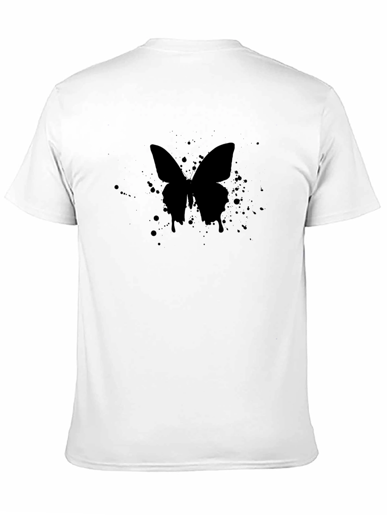 Black Butterfly Graphic Tee - Stylish Casual Wear