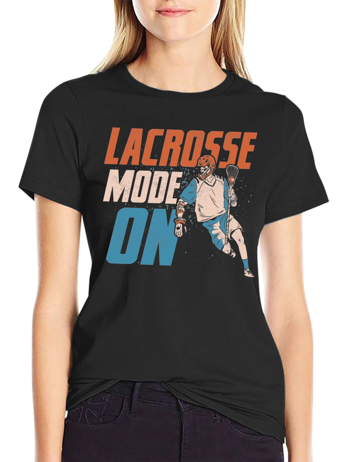 Lacrosse Mode On Graphic T-Shirt