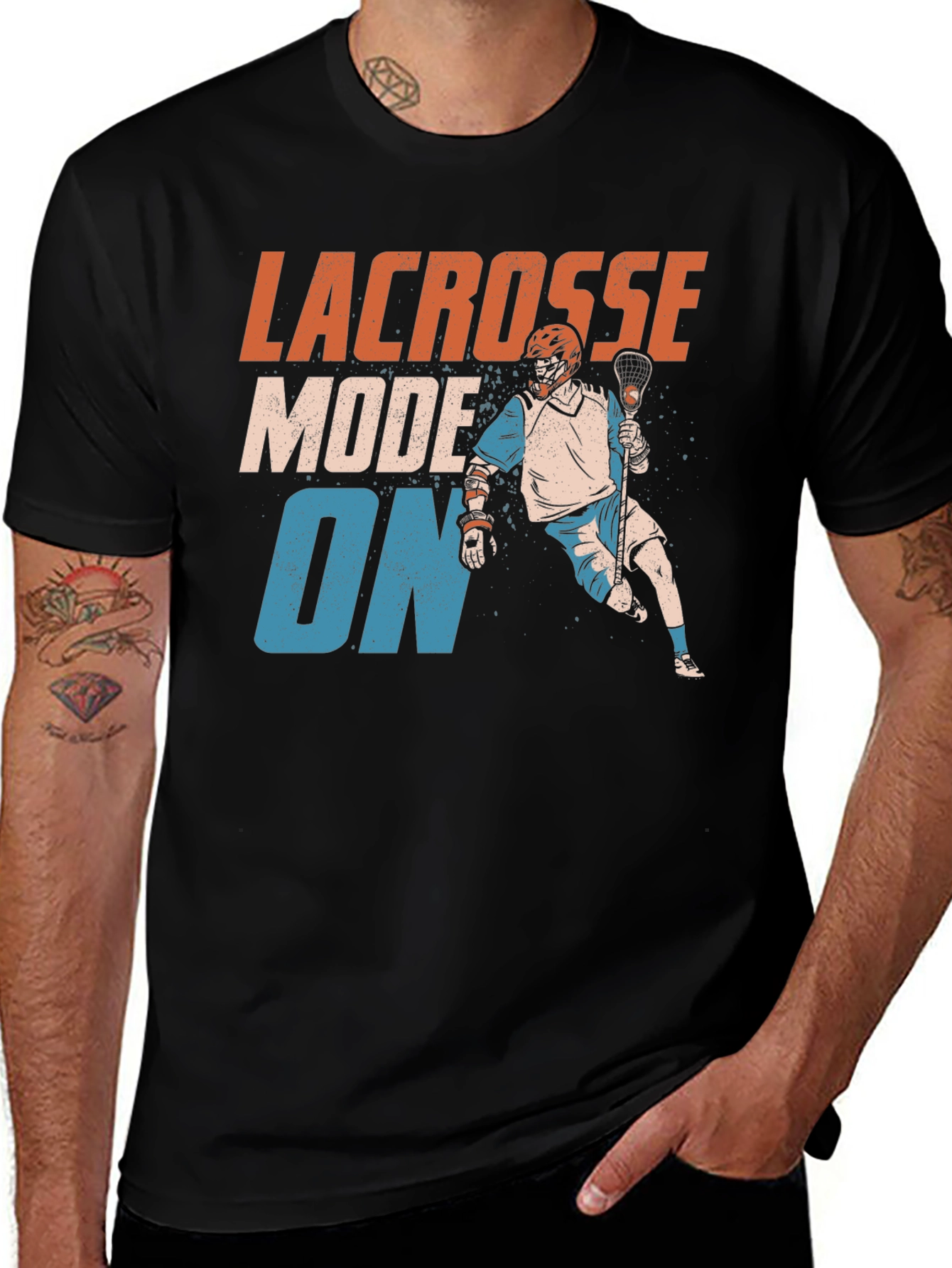 Lacrosse Mode On Graphic T-Shirt
