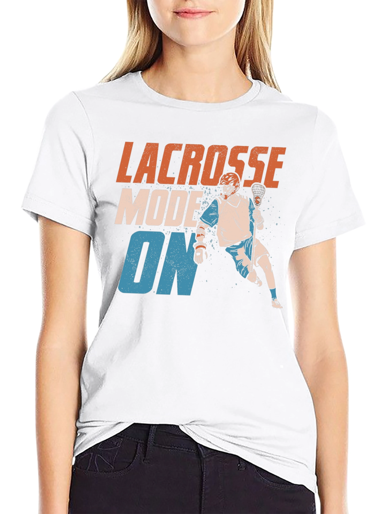 Lacrosse Mode On Graphic T-Shirt