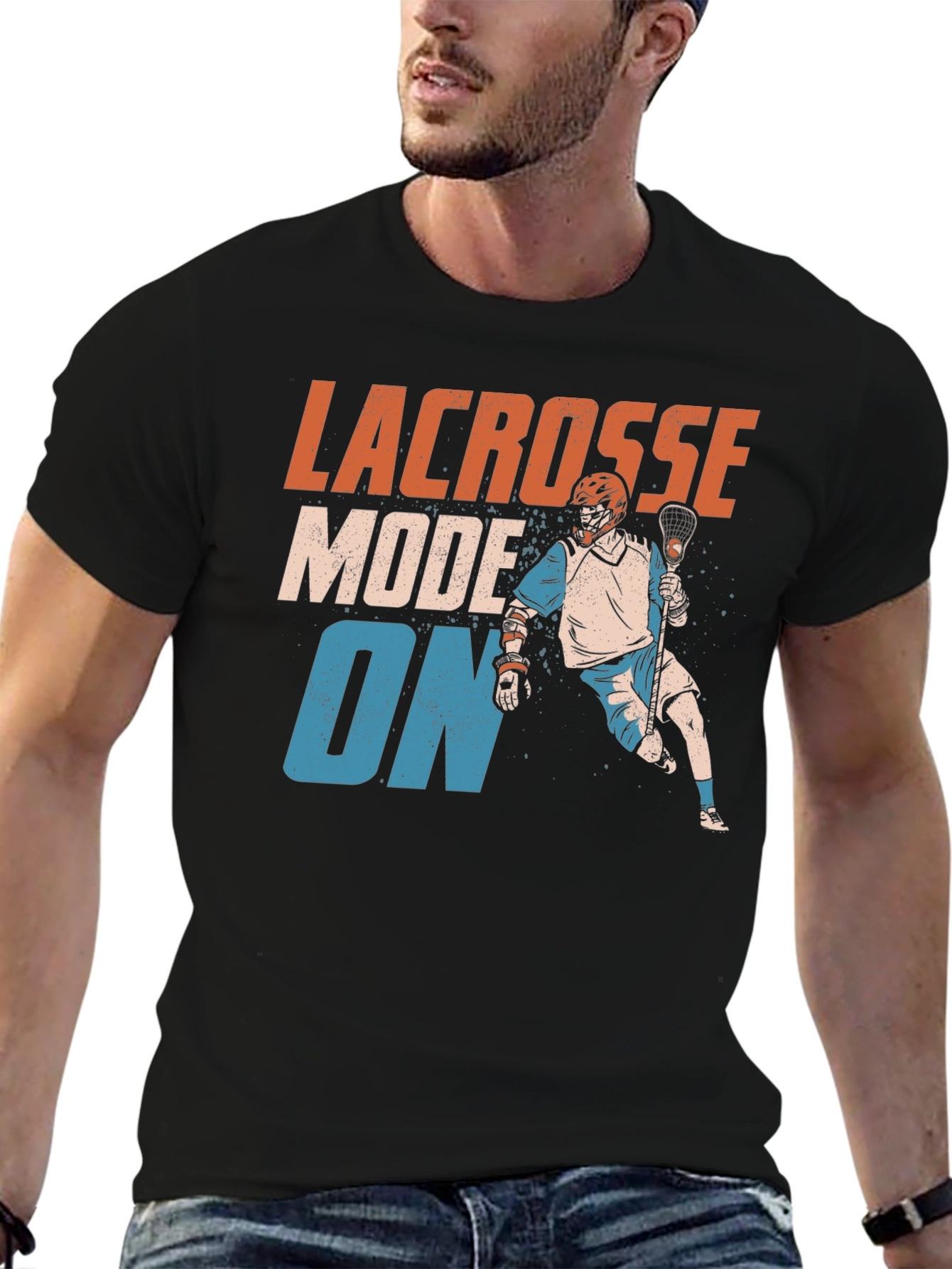 Lacrosse Mode On Graphic T-Shirt