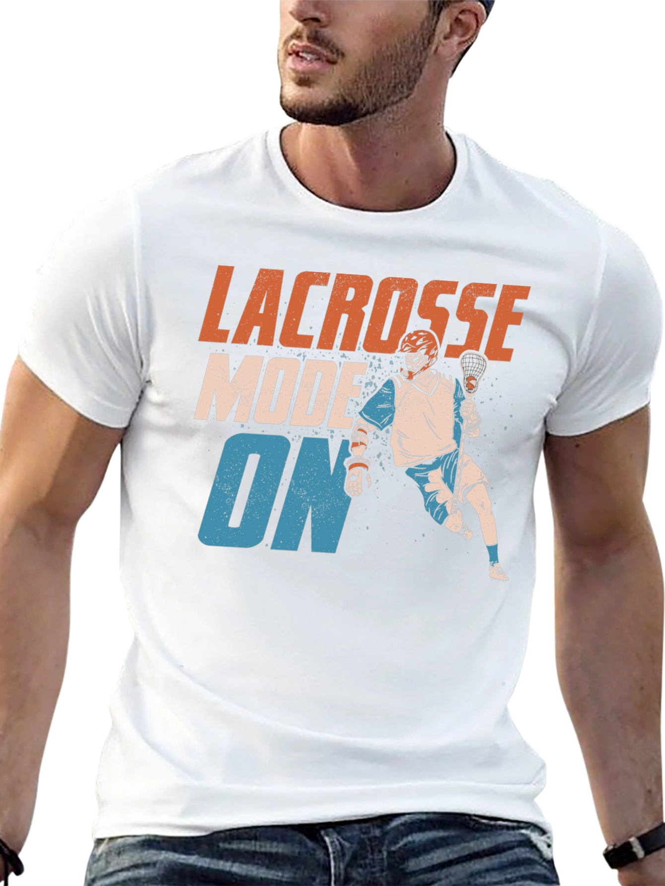 Lacrosse Mode On Graphic T-Shirt