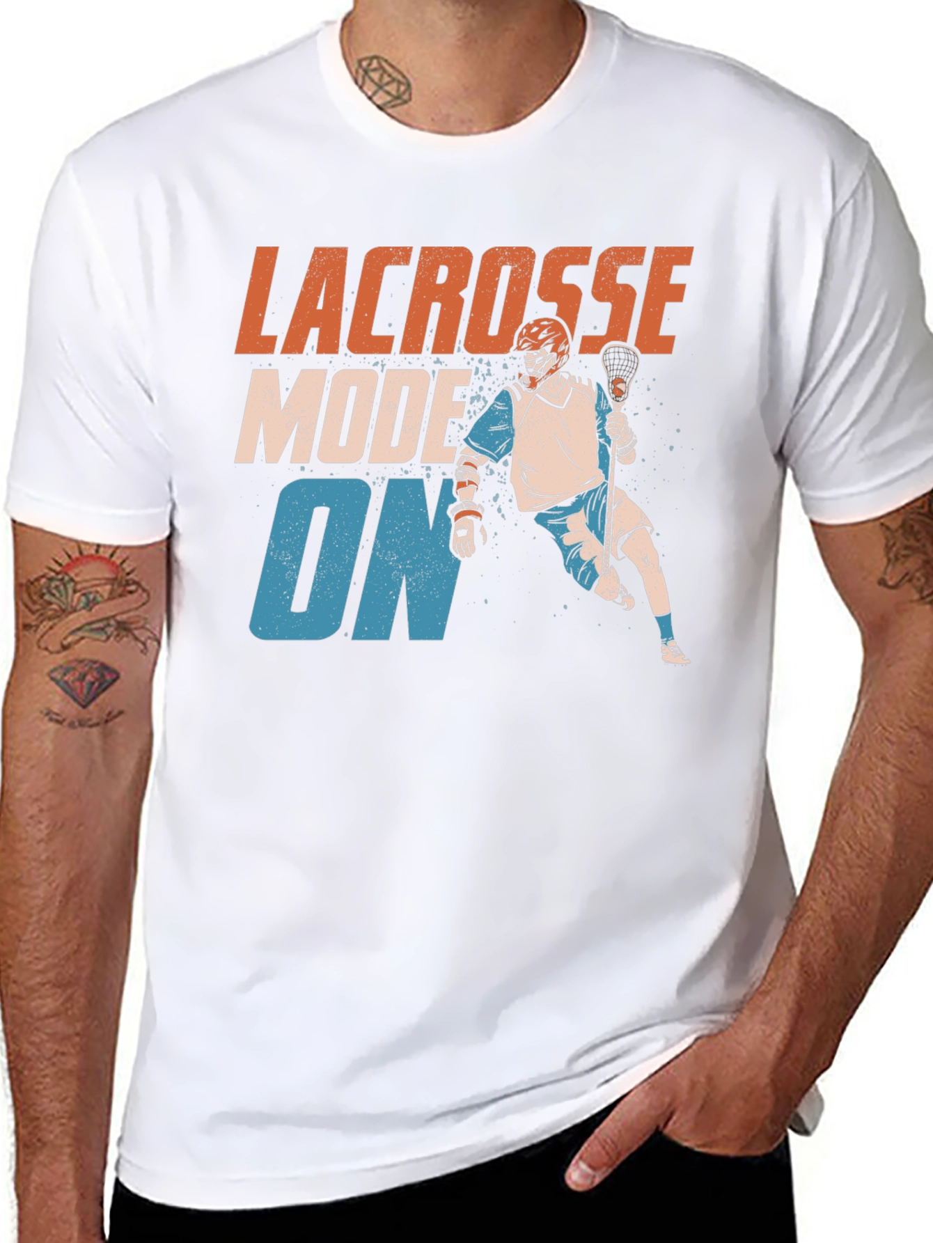 Lacrosse Mode On Graphic T-Shirt