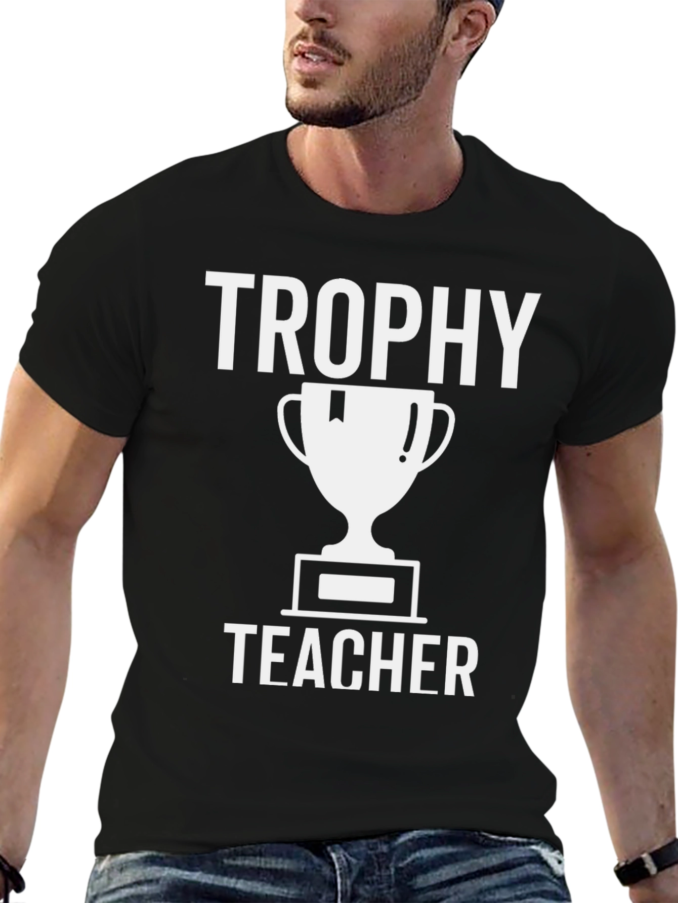 Trophy Teacher Graphic T-Shirt