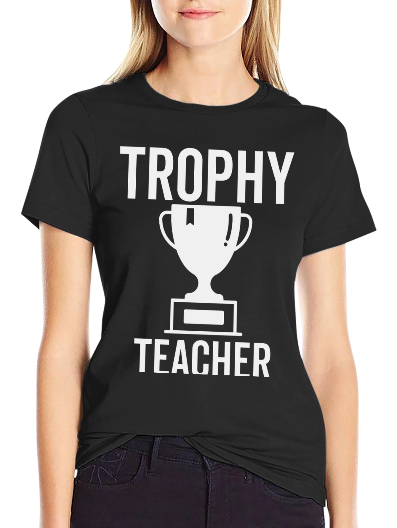 Trophy Teacher Graphic T-Shirt