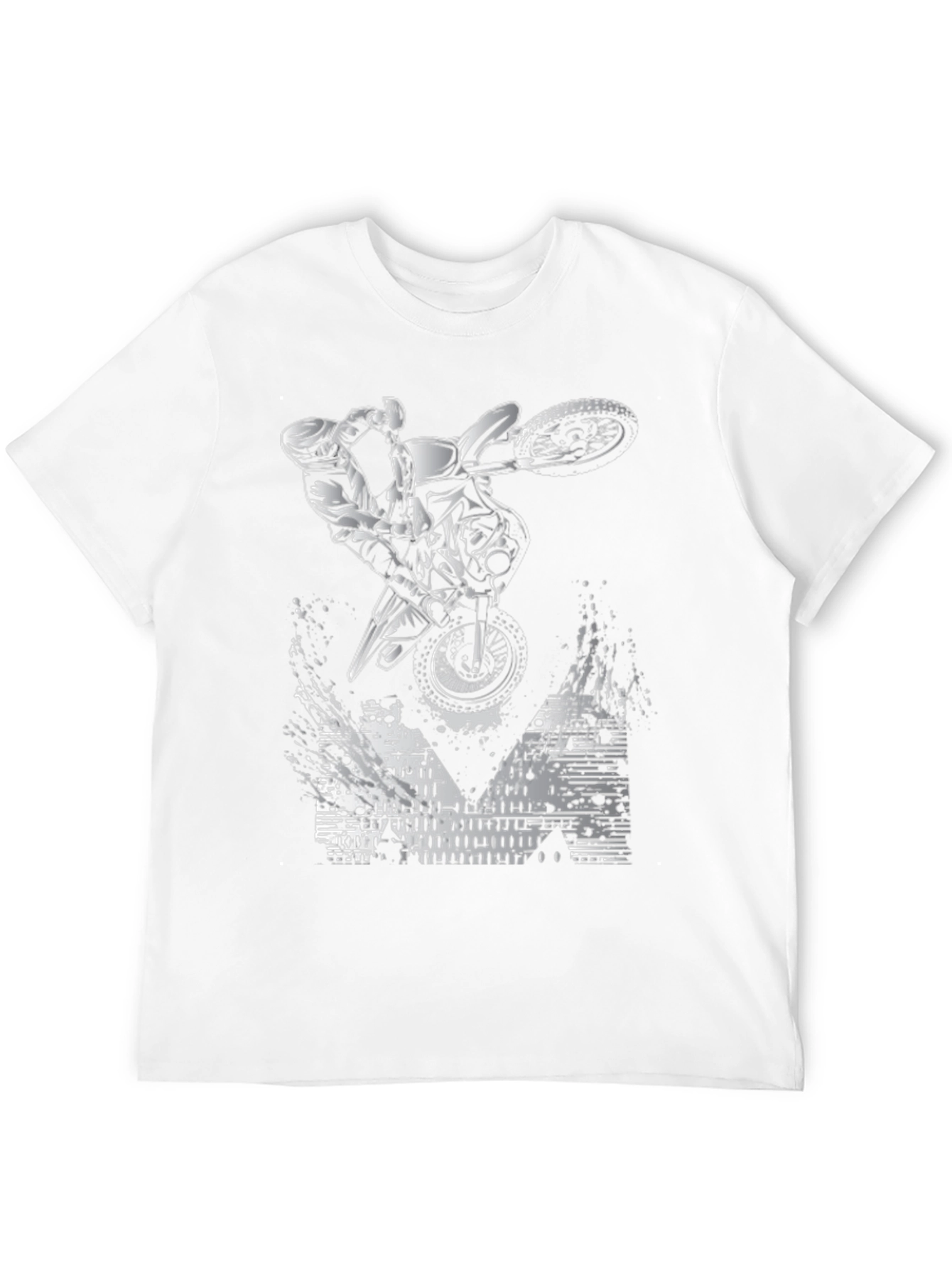 Motorcross Rider Graphic Tee - Black