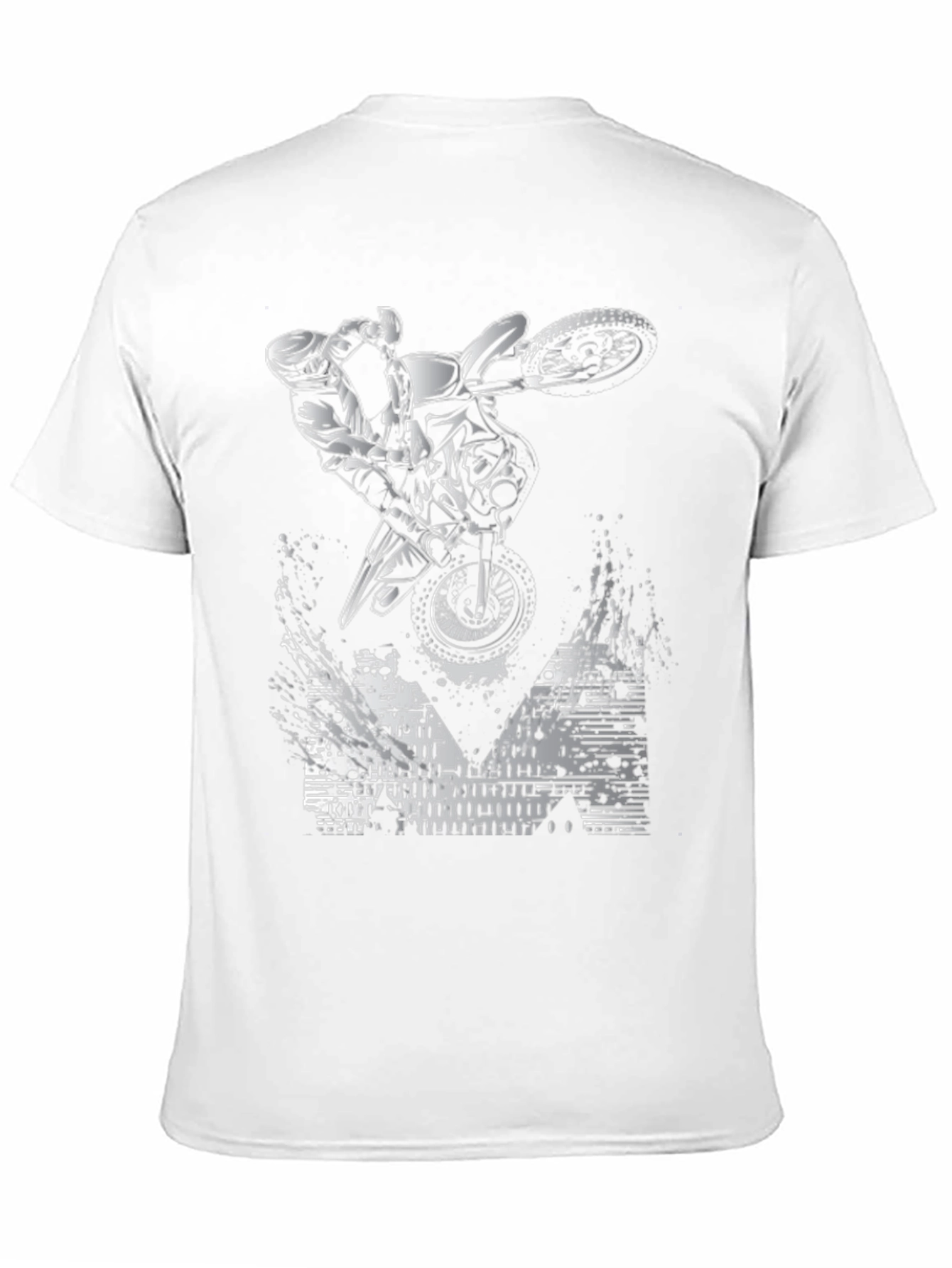 Motorcross Rider Graphic Tee - Black