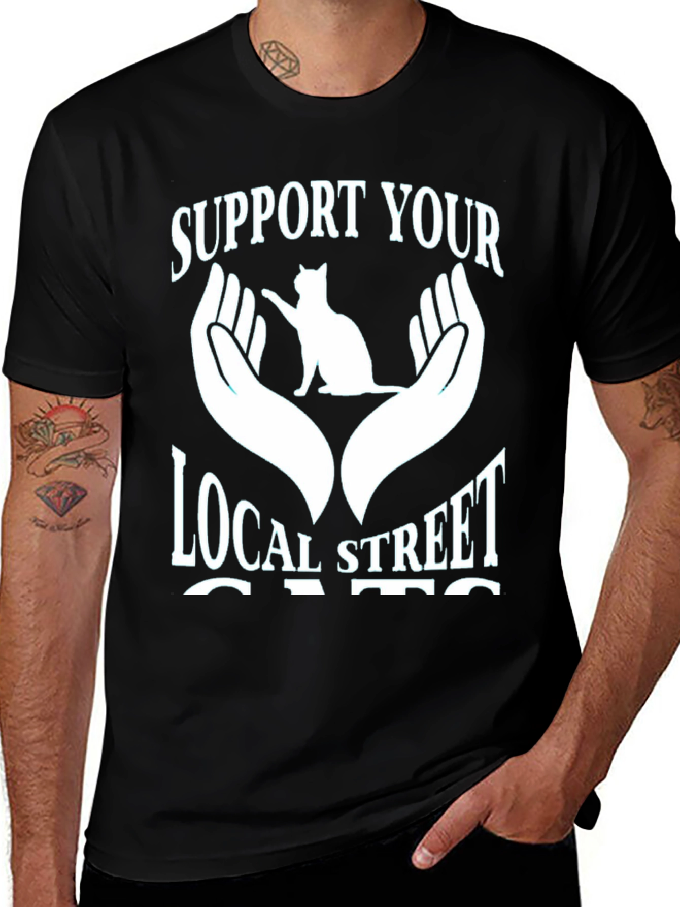 Support Your Local Street Cats T-Shirt