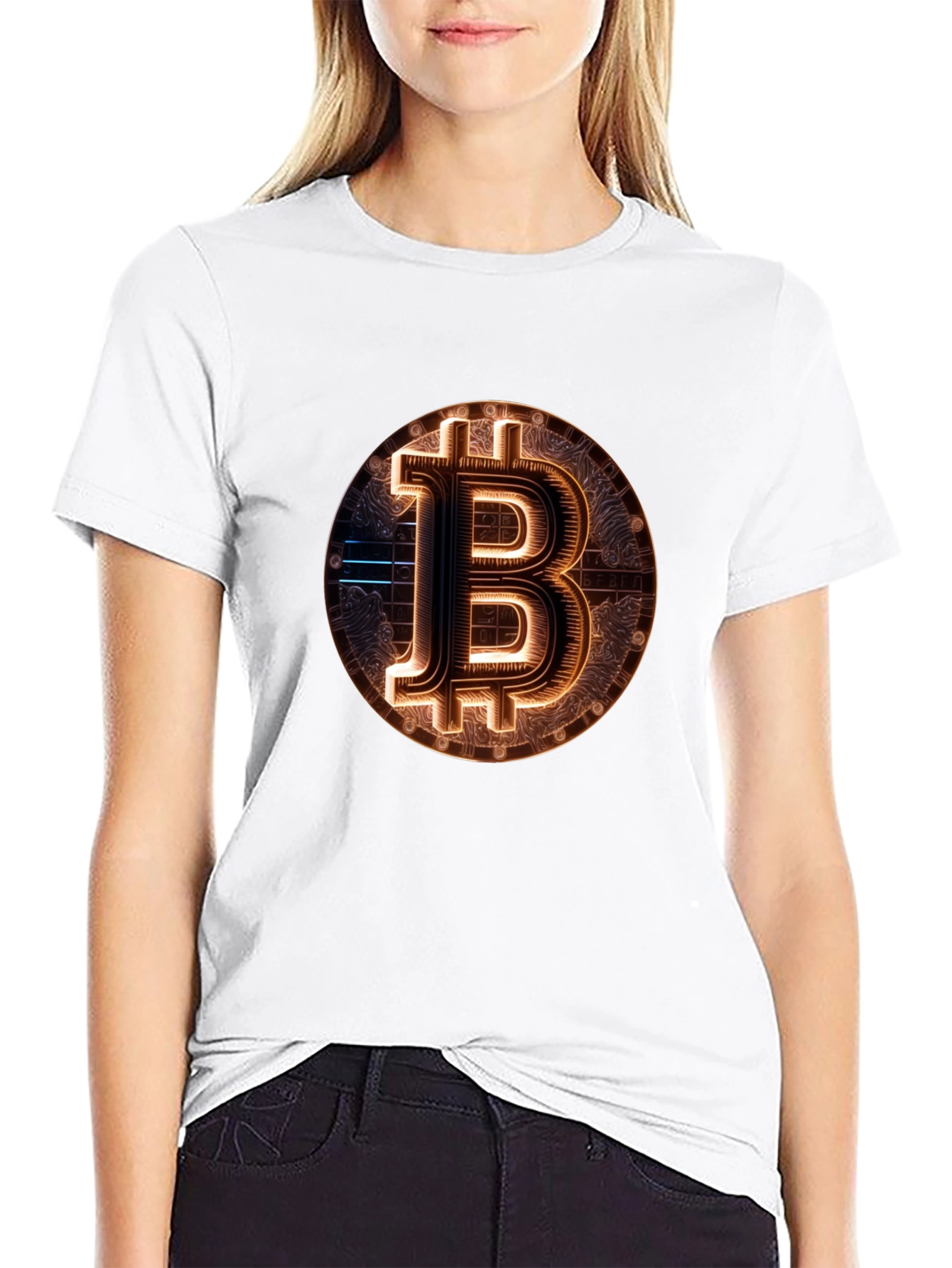 Bitcoin Graphic Tee - Crypto Currency Design